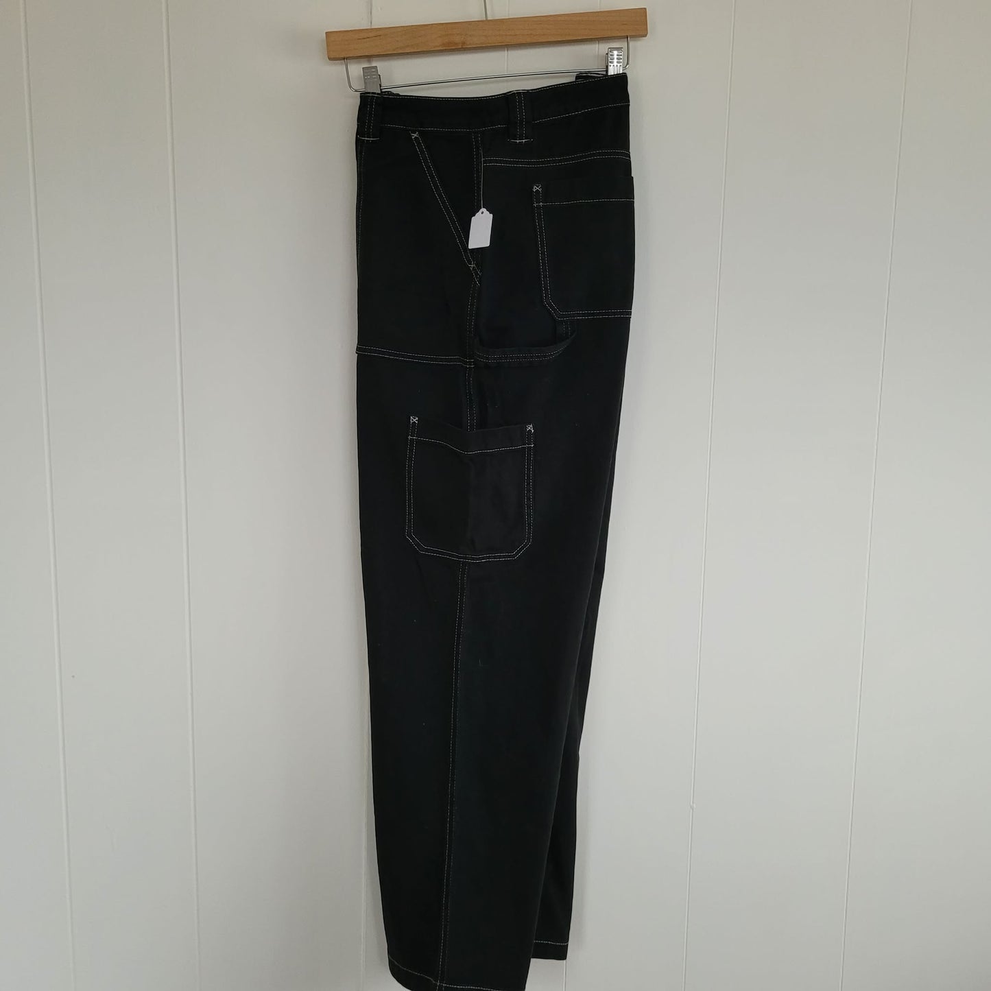Black Carpenter Straight Leg Denim - Garage (9)