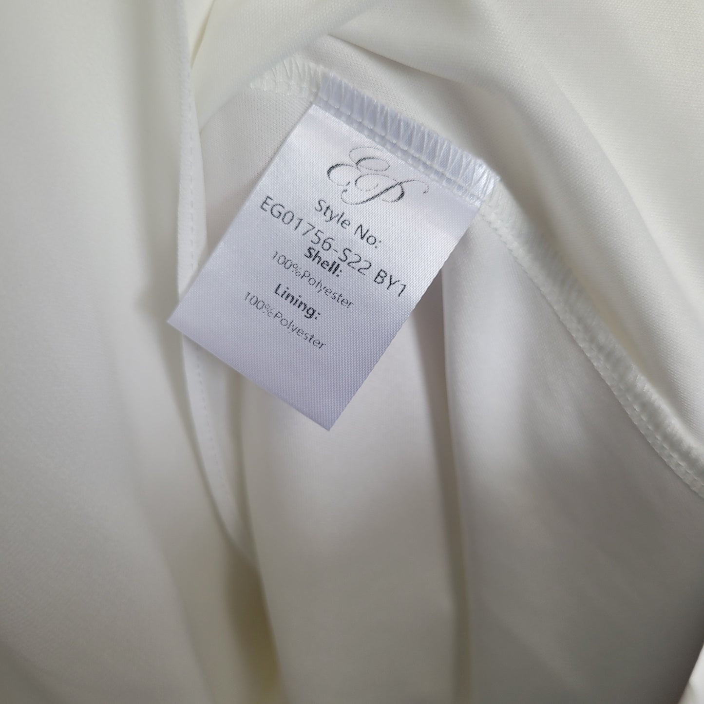 White Flutter Sleeve Midi Dress - Ever Pretty (XXL)