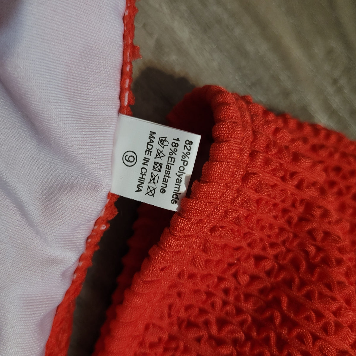 Red Textured Bikini Set - Unbranded (M)