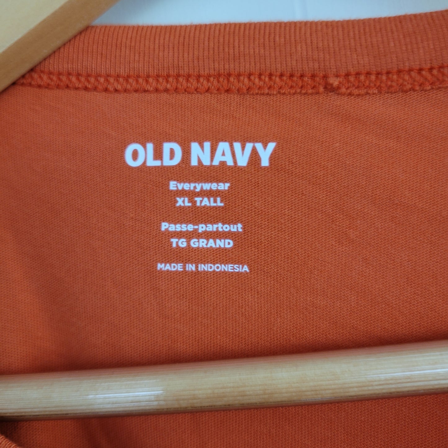 Orange Everywear Long Sleeve Tee - Old Navy (XL Tall)