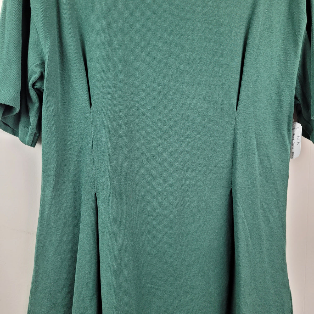Green Organic Cotton T-Shirt Dress - Twik by Simons (Size M)