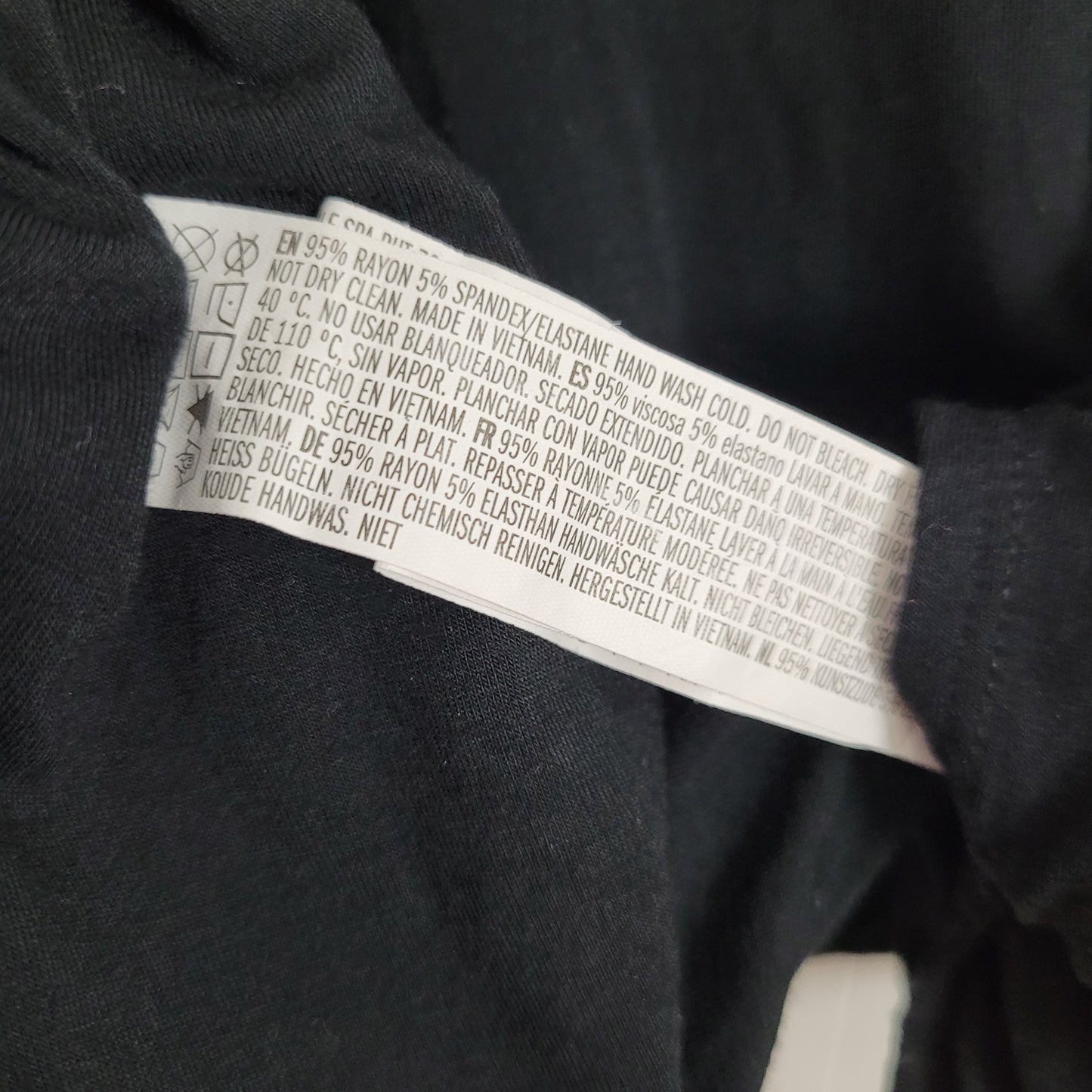 Black Tie-Front Hooded Long Sleeve Top - Forever 21 (S)