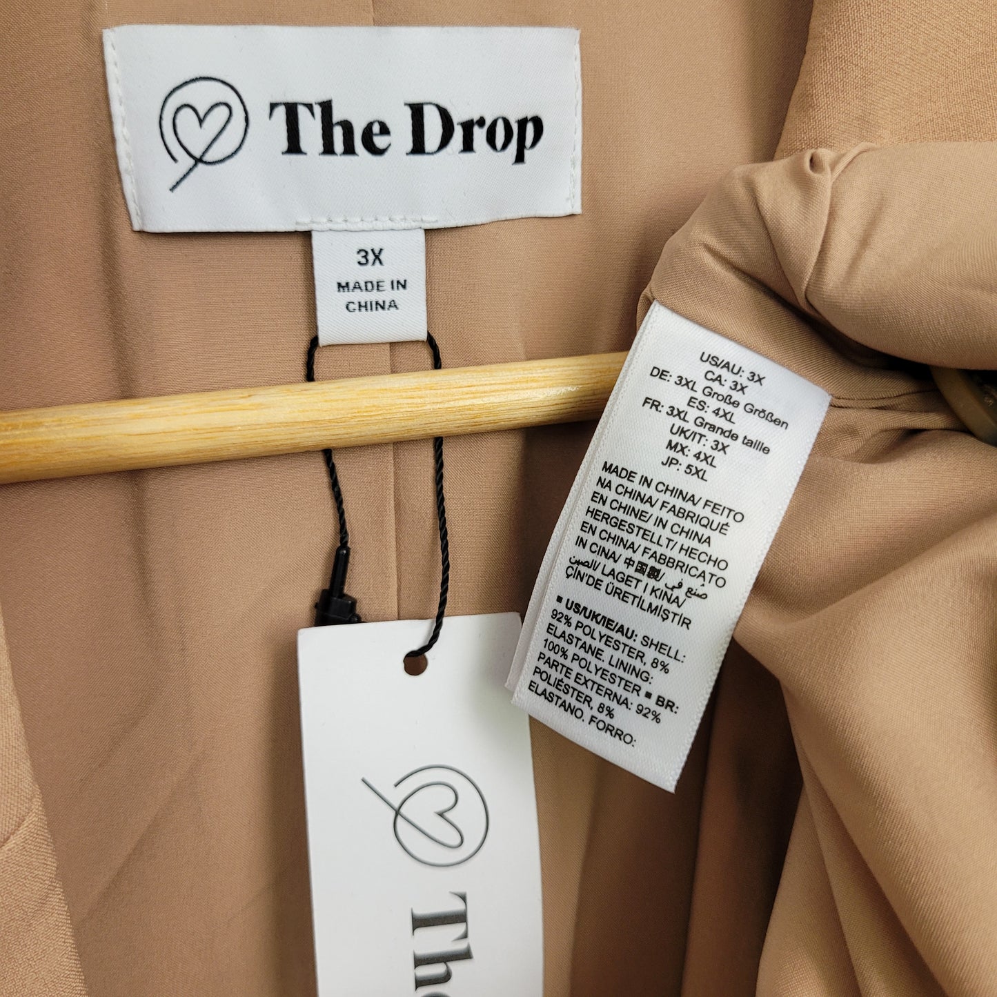 Camel Tailored Blazer - The Drop (3X)