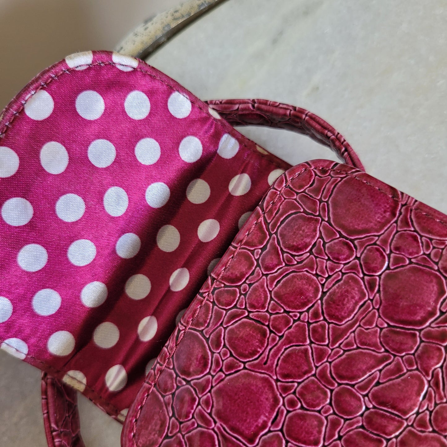 Pink Croc Embossed Phone Wristlet - Case Logic
