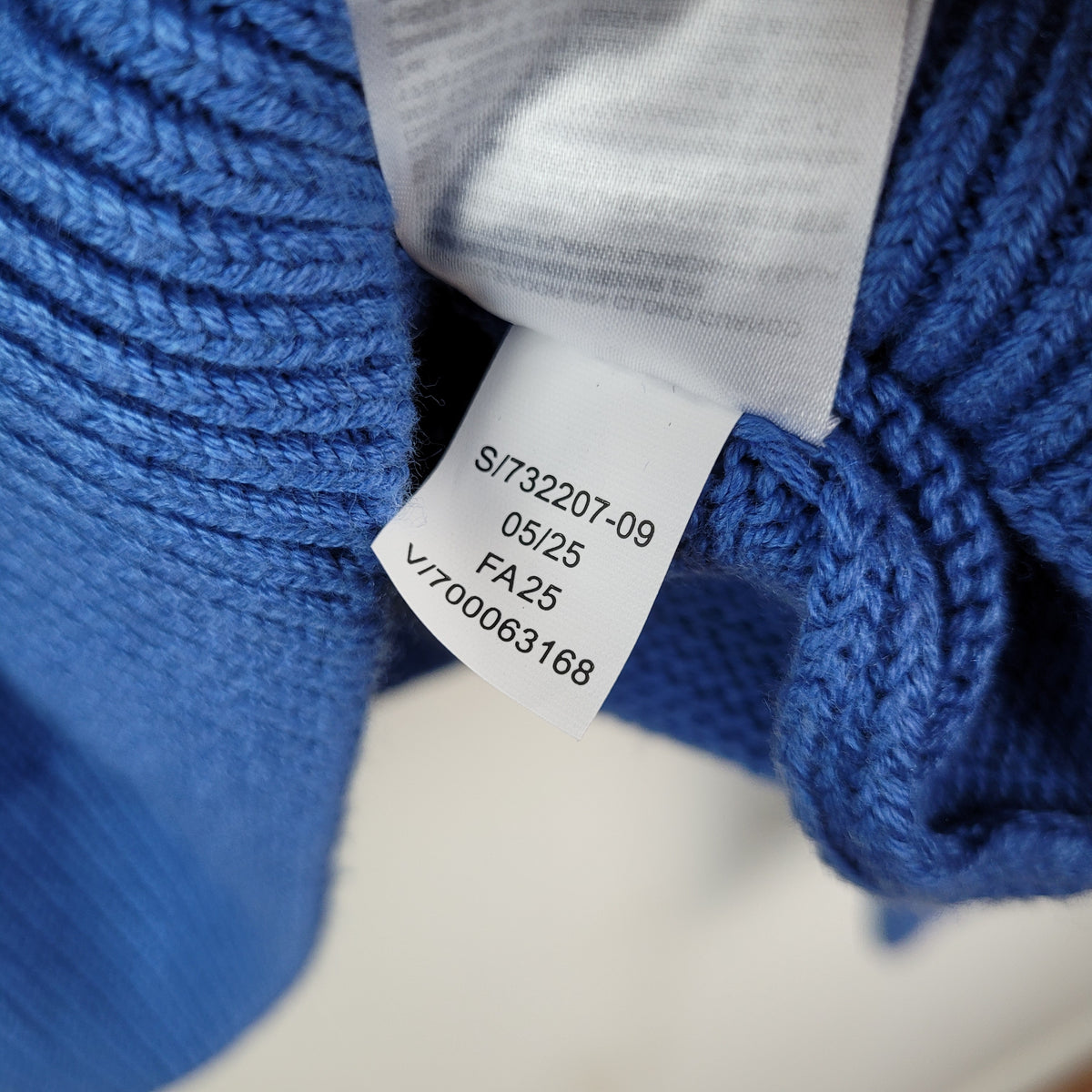 Blue Cotton Silk Crewneck Sweater - Banana Republic (Size L)