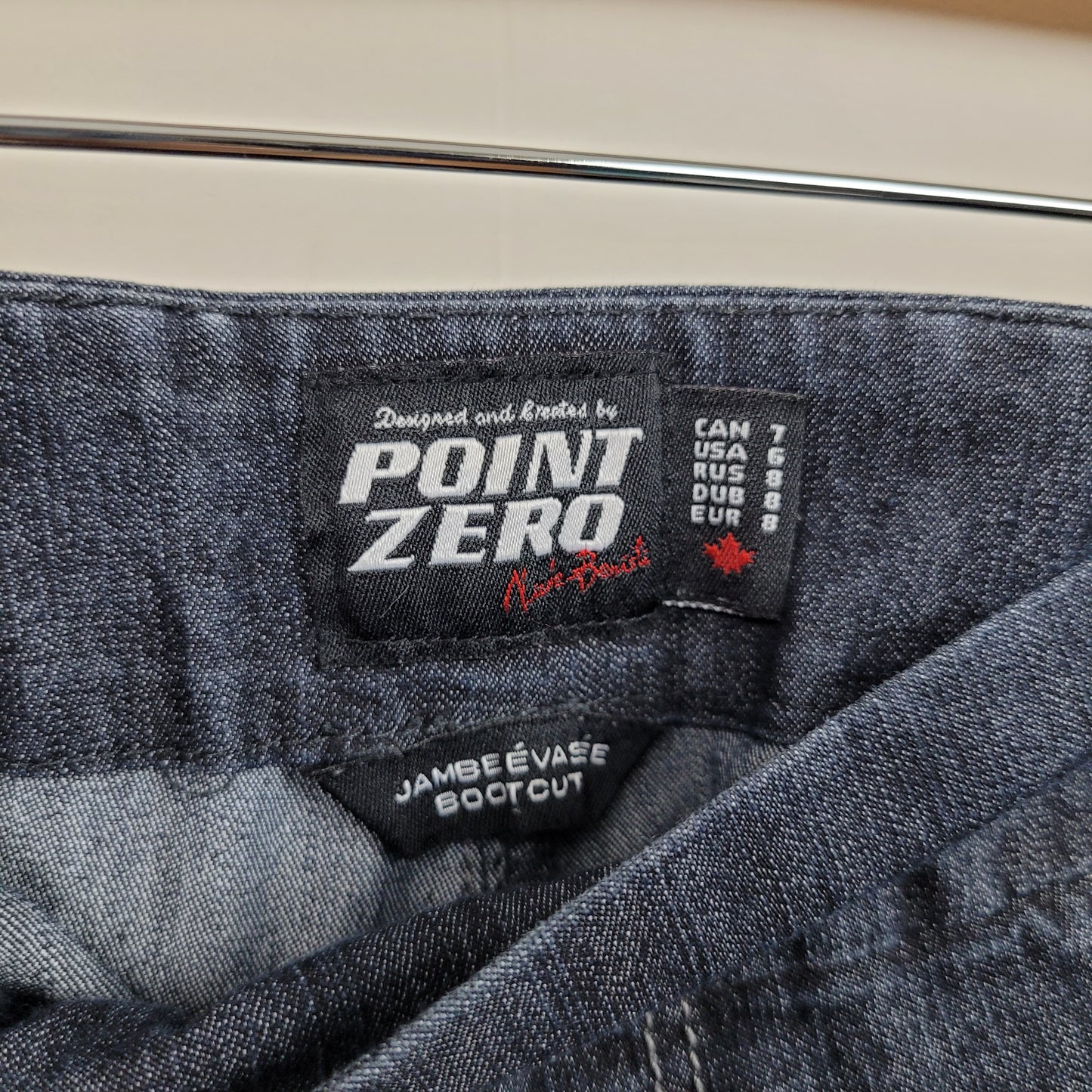 Dark Wash Bootcut Trousers - Point Zero (Medium)