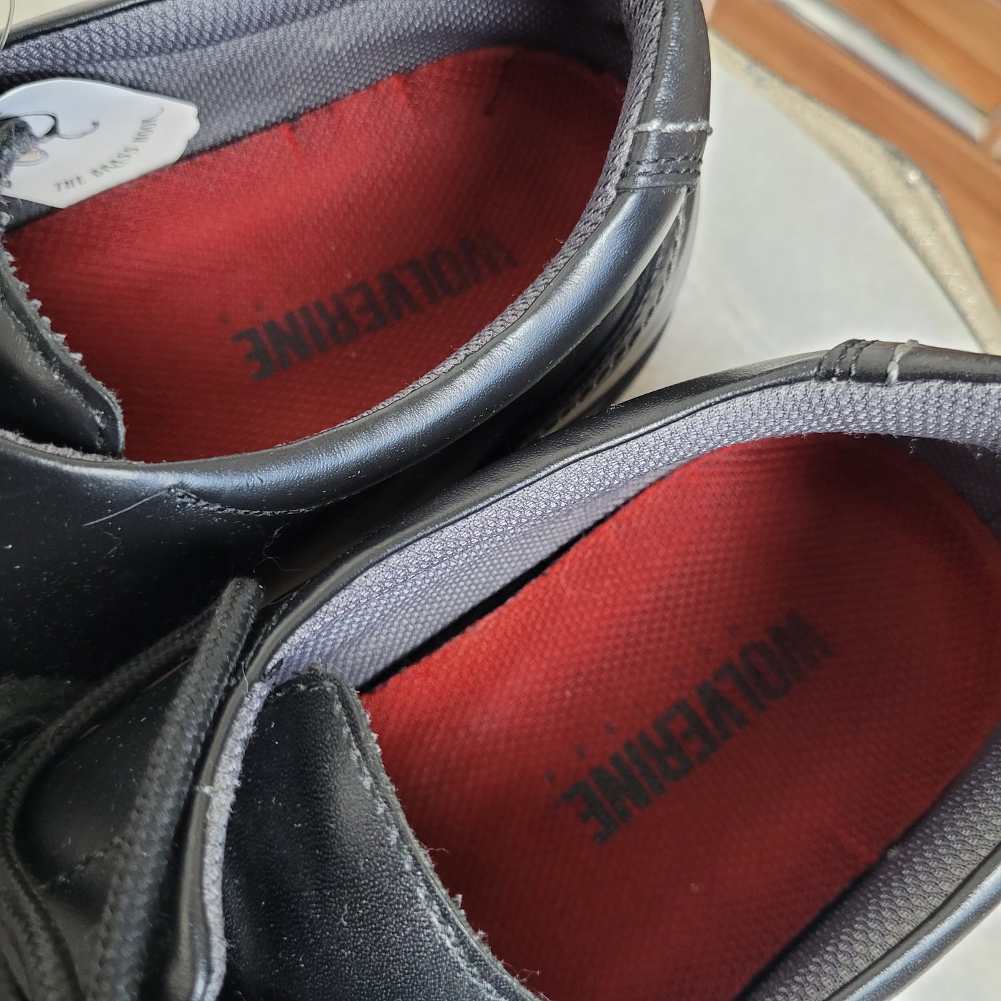 Black Slip-Resistant Work Shoes - Wolverine (Size 10.5)