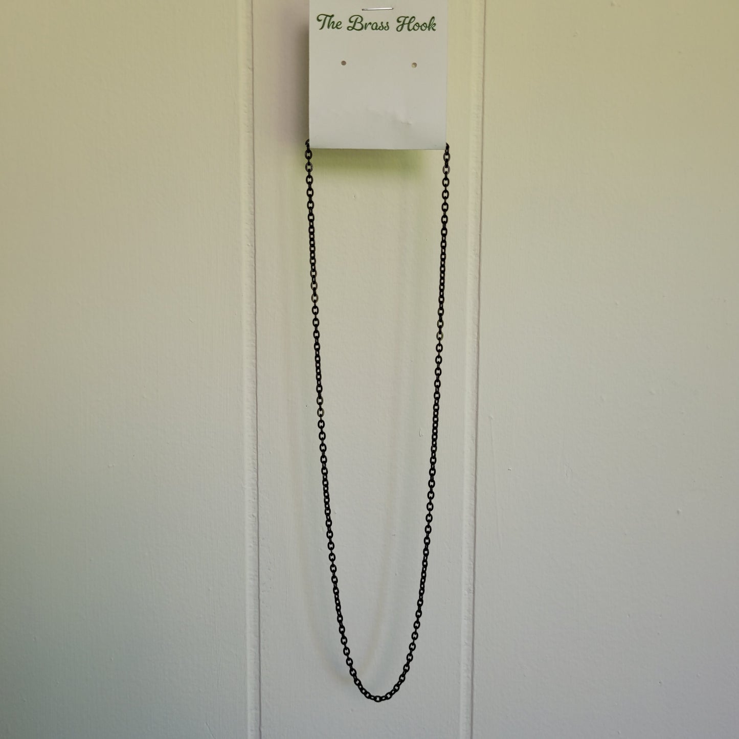 Black Chain Necklace