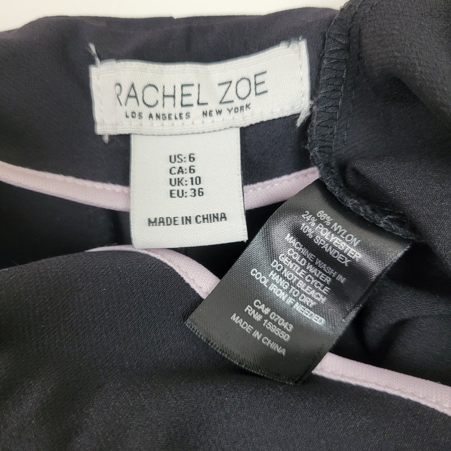 Black Pull-On Dress Pants - Rachel Zoe (Size 6)