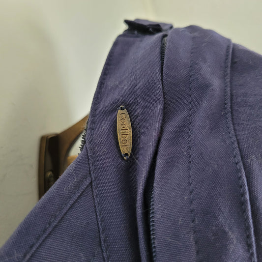 Navy Wide Brim Sun Visor Hat - Coolibar