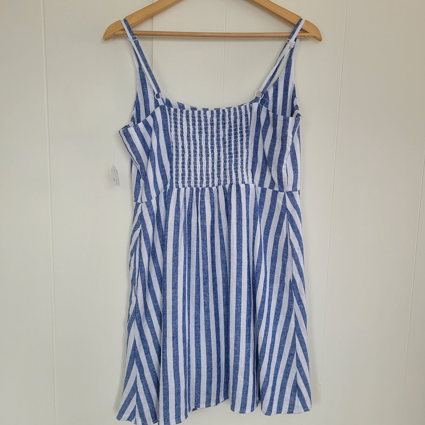 Blue & White Striped Summer Dress – Old Navy (Size L)
