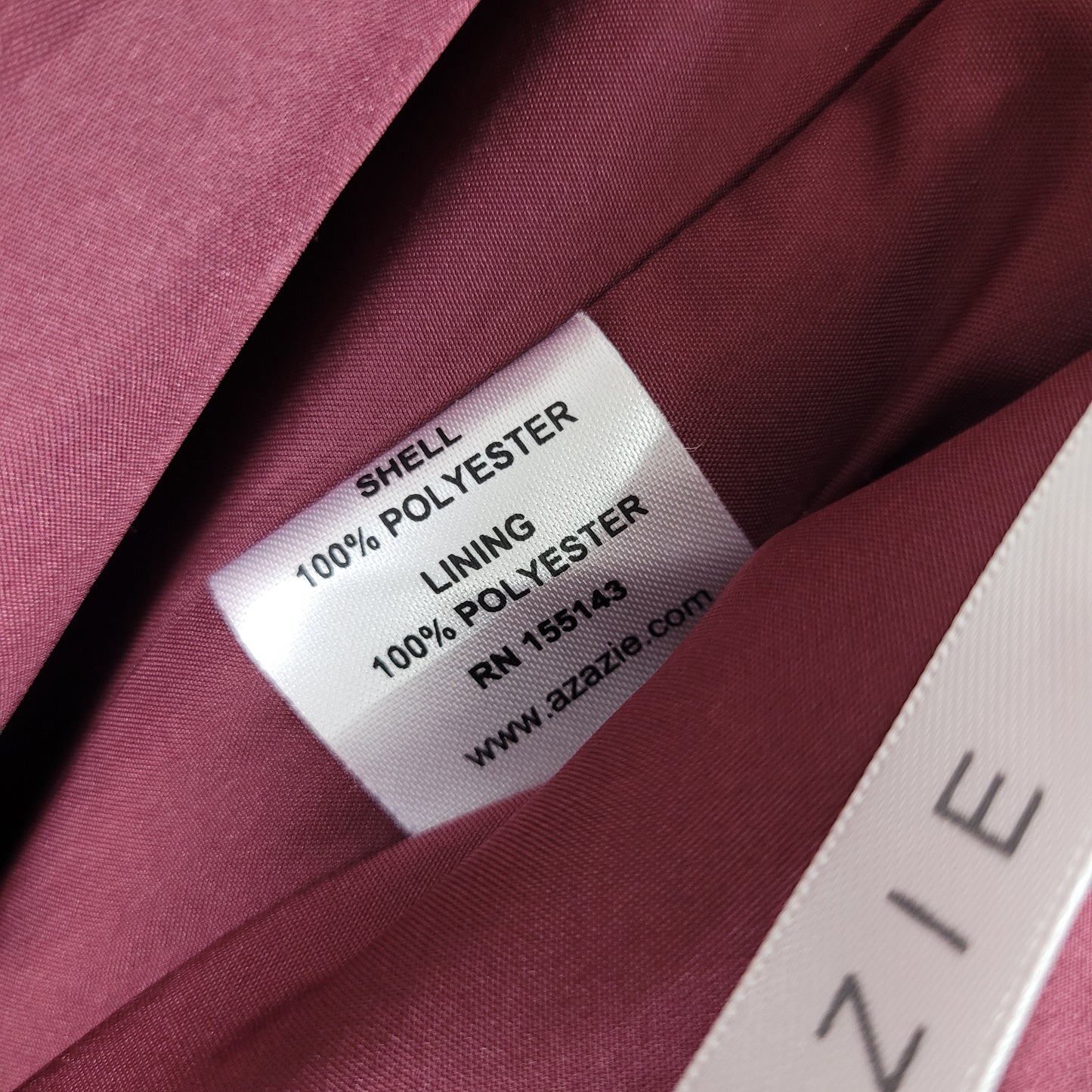 Burgundy Strapless Special Occasion Dress - Azazie (Size A12)