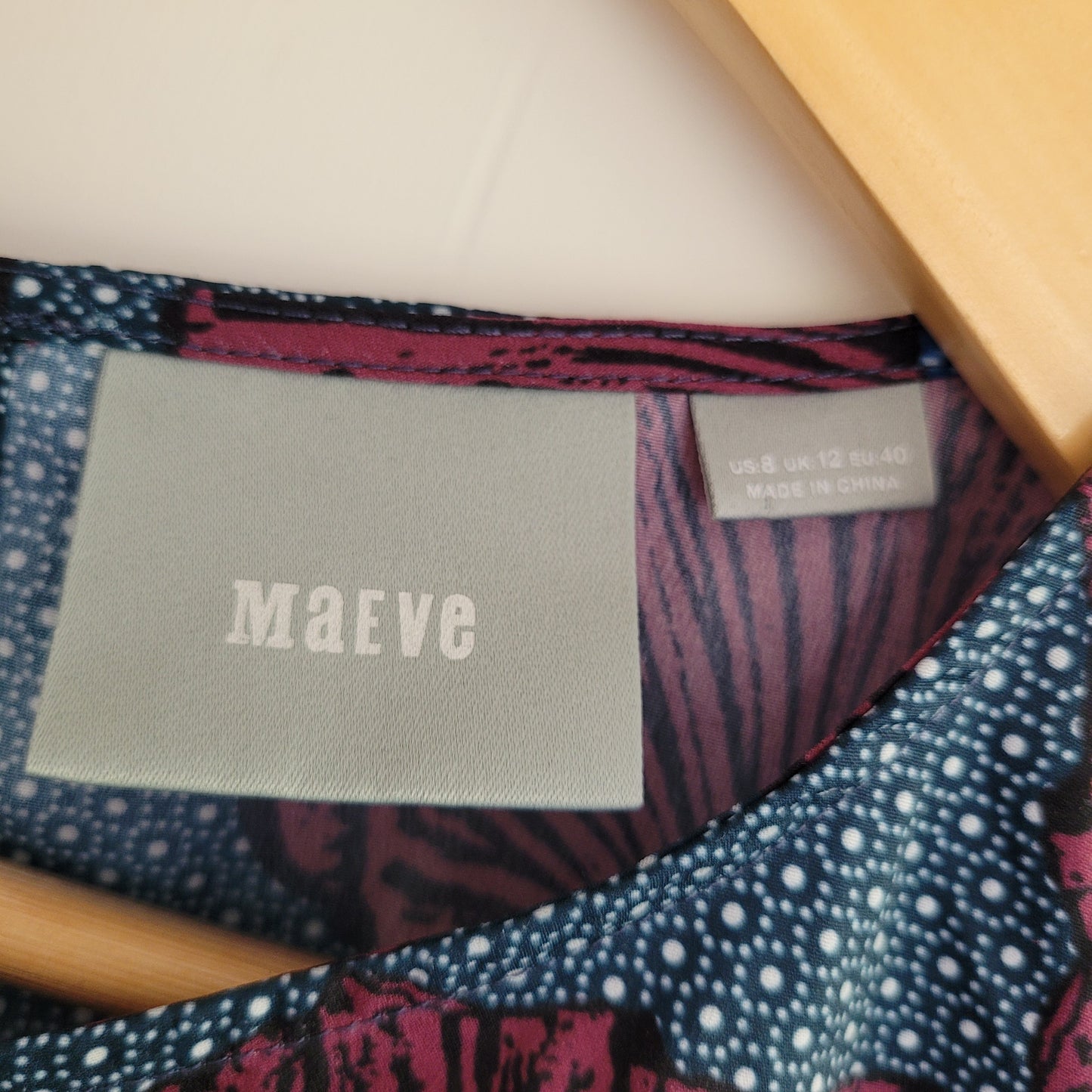 Floral Cropped Blouse - Maeve (Size 8US)