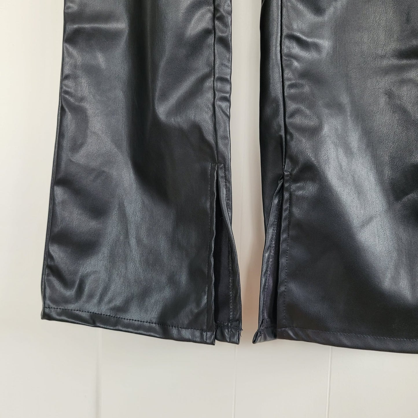 Black Faux Leather Pants - Divided by H&M (L)