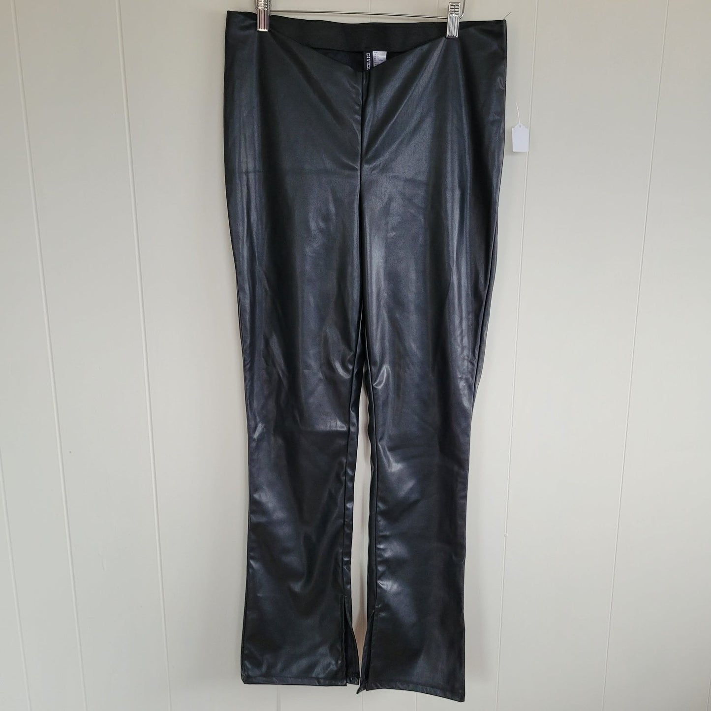 Black Faux Leather Pants - Divided by H&M (L)