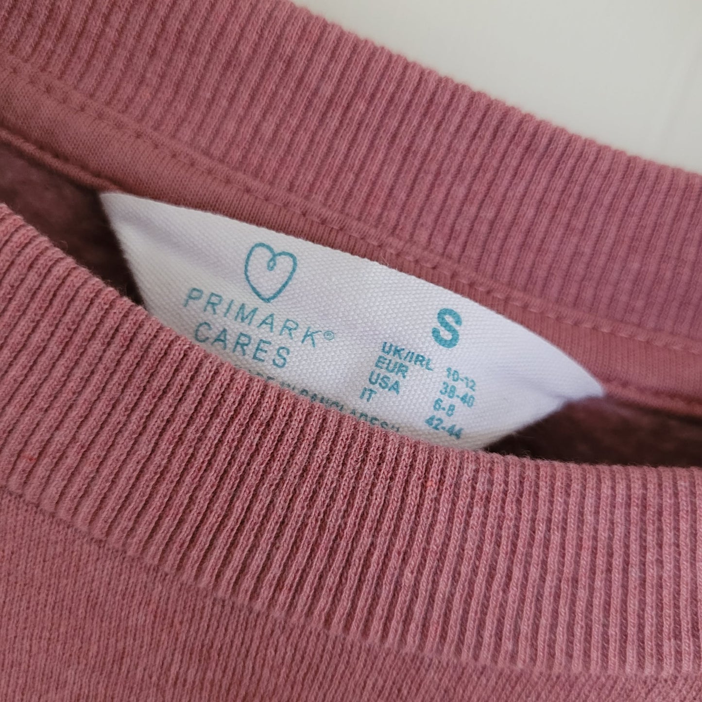 Dusty Rose Basic Everyday Sweatshirt - Primark (S)
