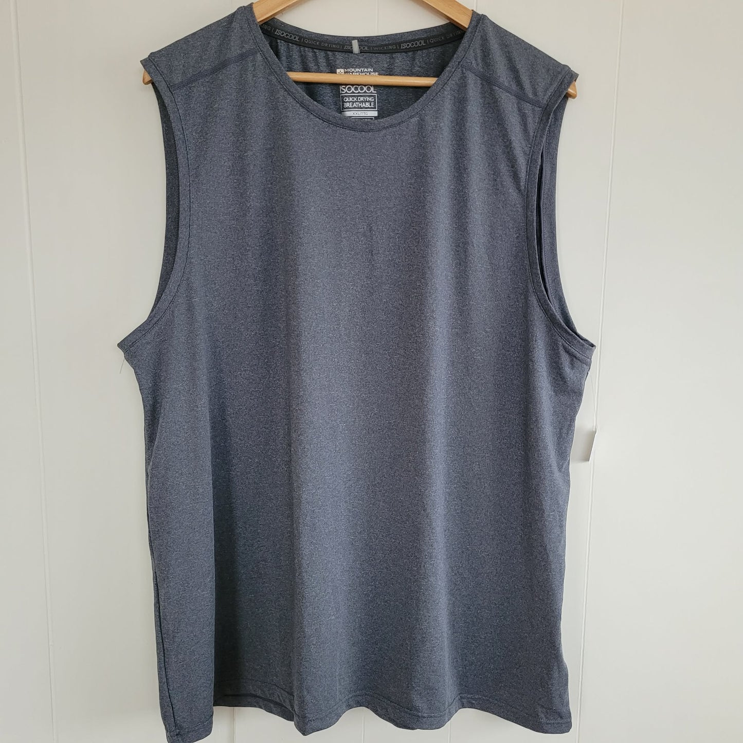 Grey Quick Dry Activewear Performance Tank - Mountain Warehouse (XXL)