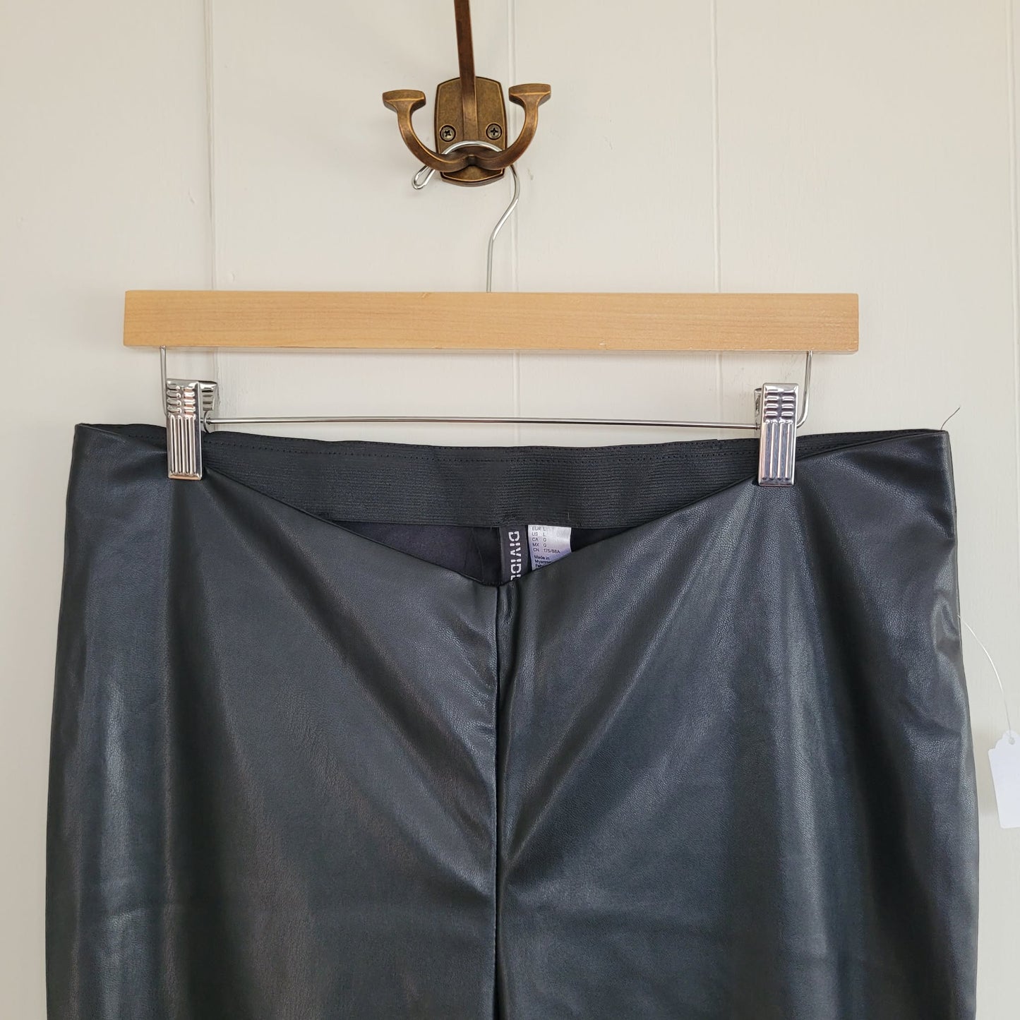 Black Faux Leather Pants - Divided by H&M (L)