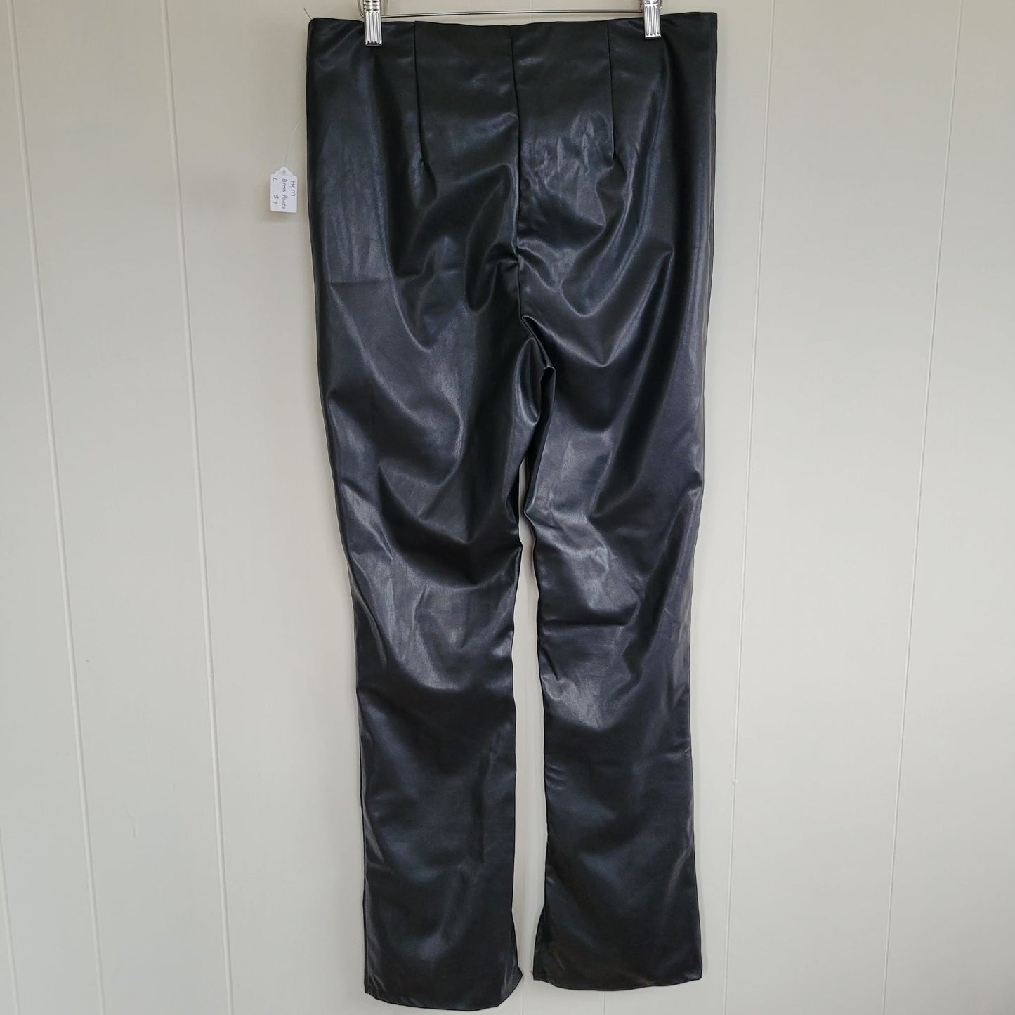 Black Faux Leather Pants - Divided by H&M (L)