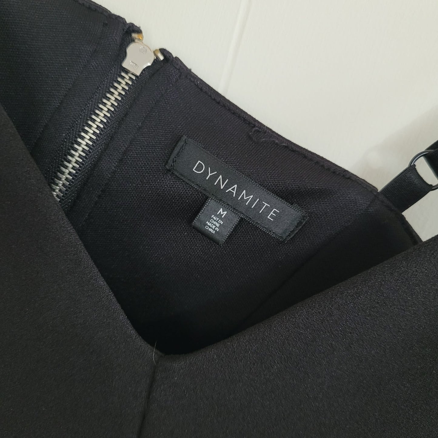 Black Structured Cropped Tank - Dynamite (M)