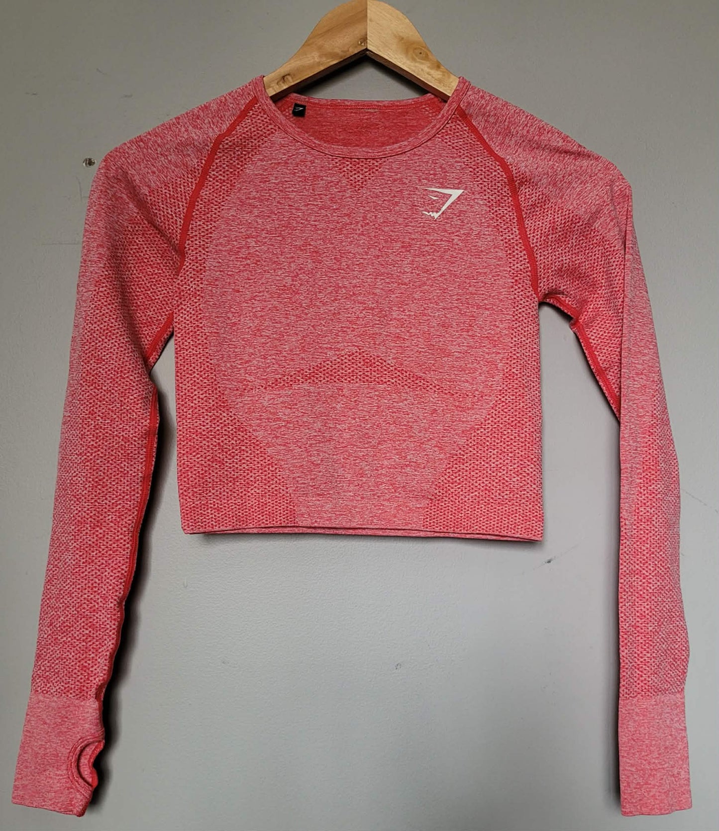 Pink Long Sleeve Athletic Top - Gymshark (XS)