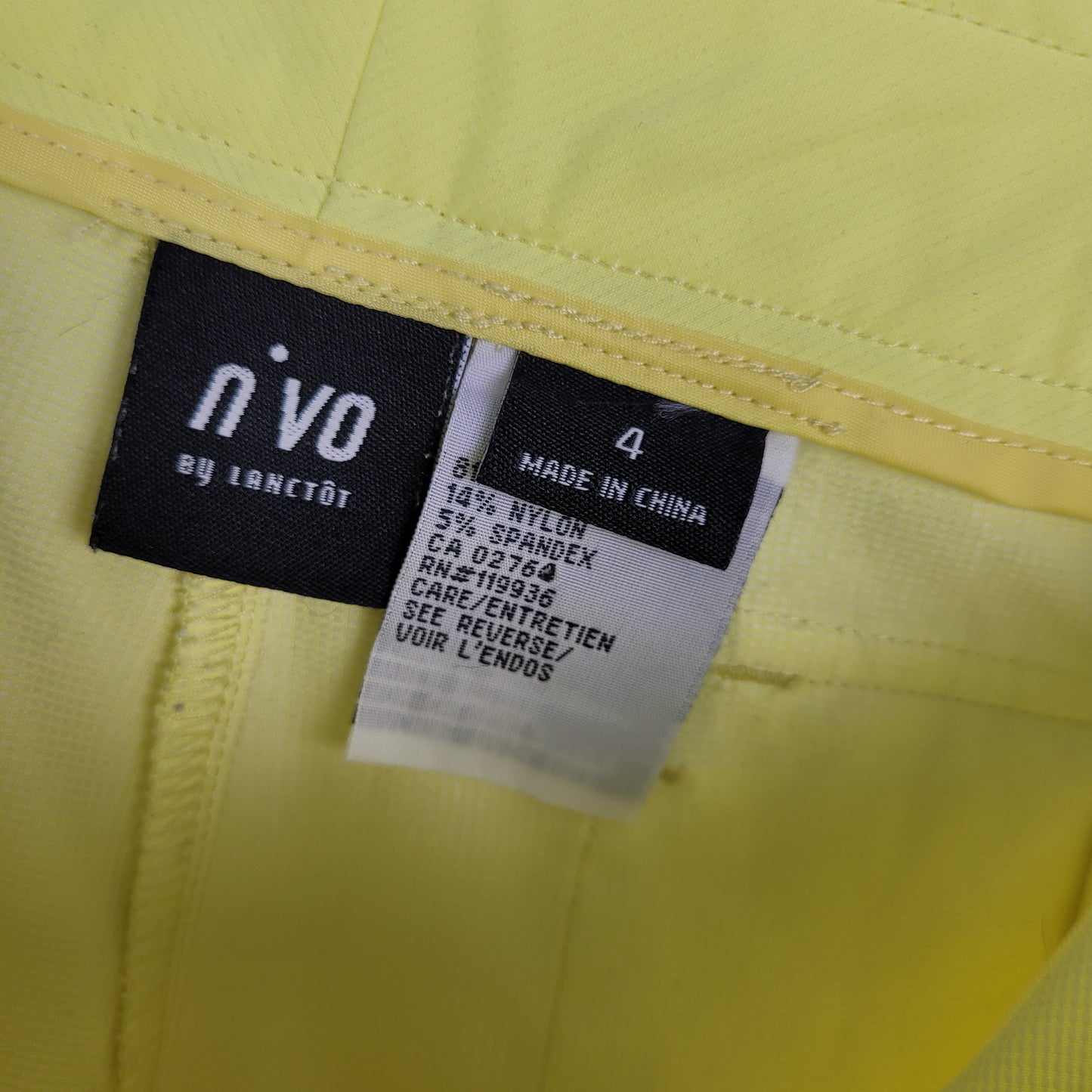 Citron Active Golf Shorts - NVO by Lancôt (Size 4)