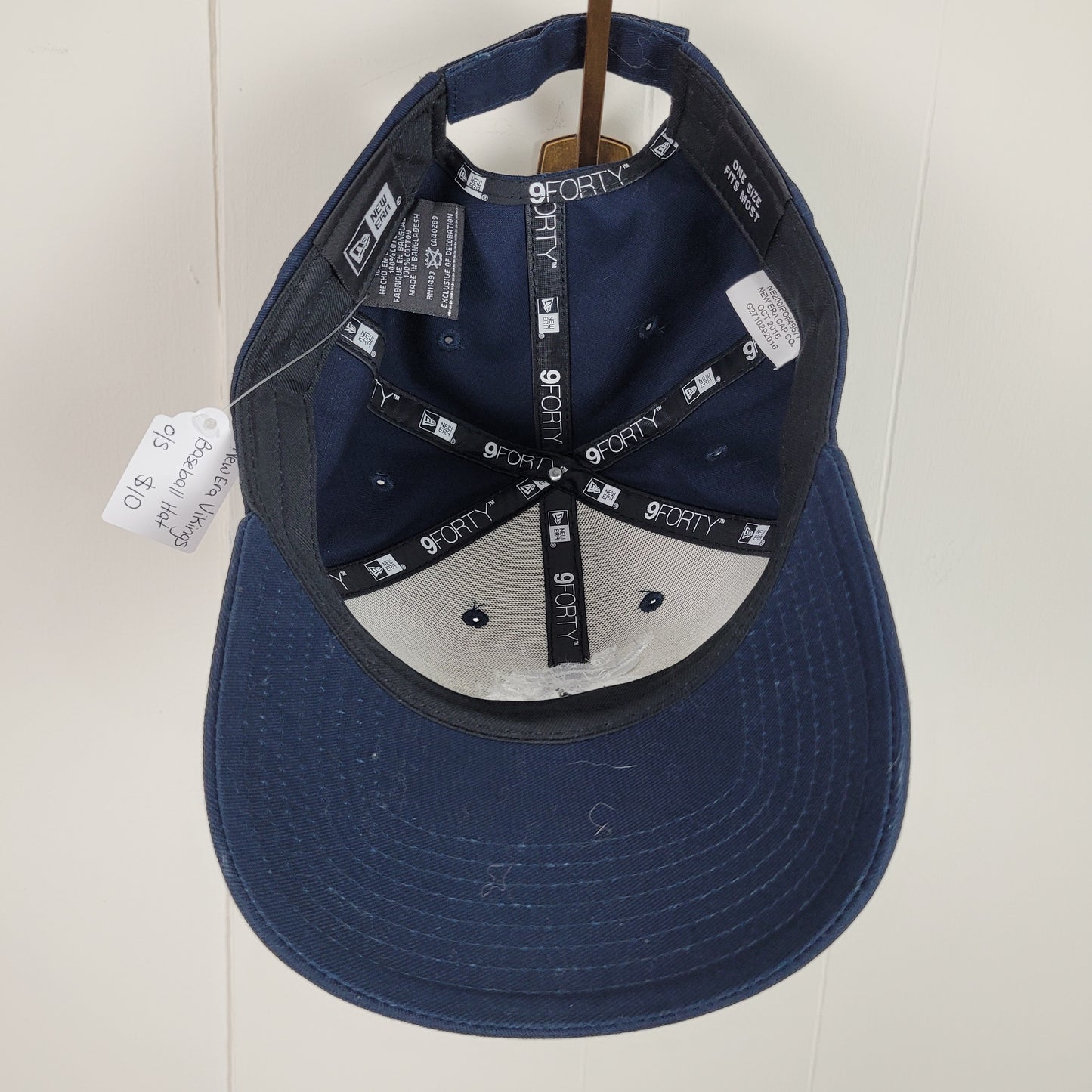 Navy 9FORTY Minnesota Vikings Hat - New Era (Adjustable)