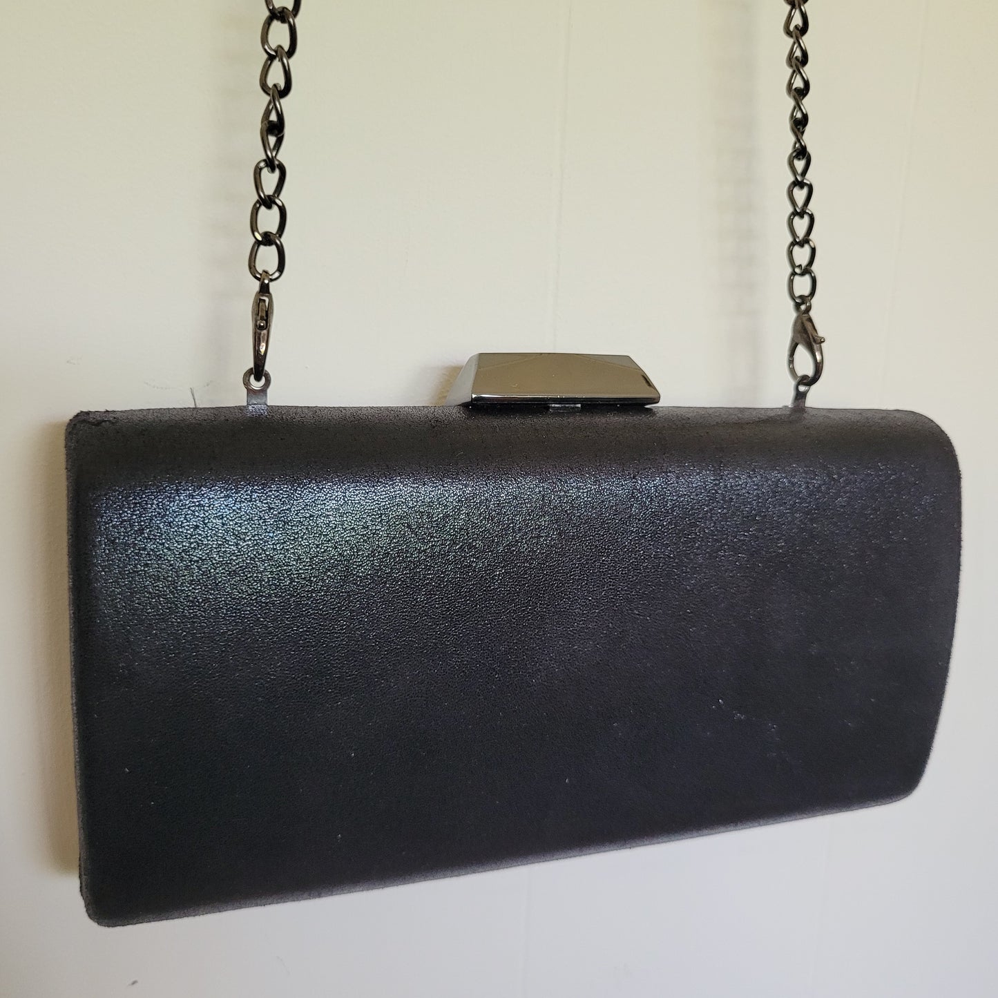 Black Structured Evening Clutch - Madison West