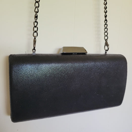Black Structured Evening Clutch - Madison West