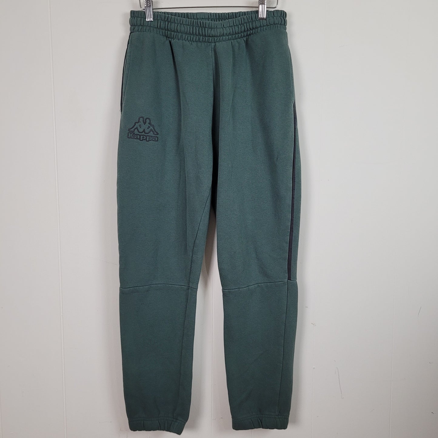 Green Fleece Jogger Sweatpants - Kappa (Small)