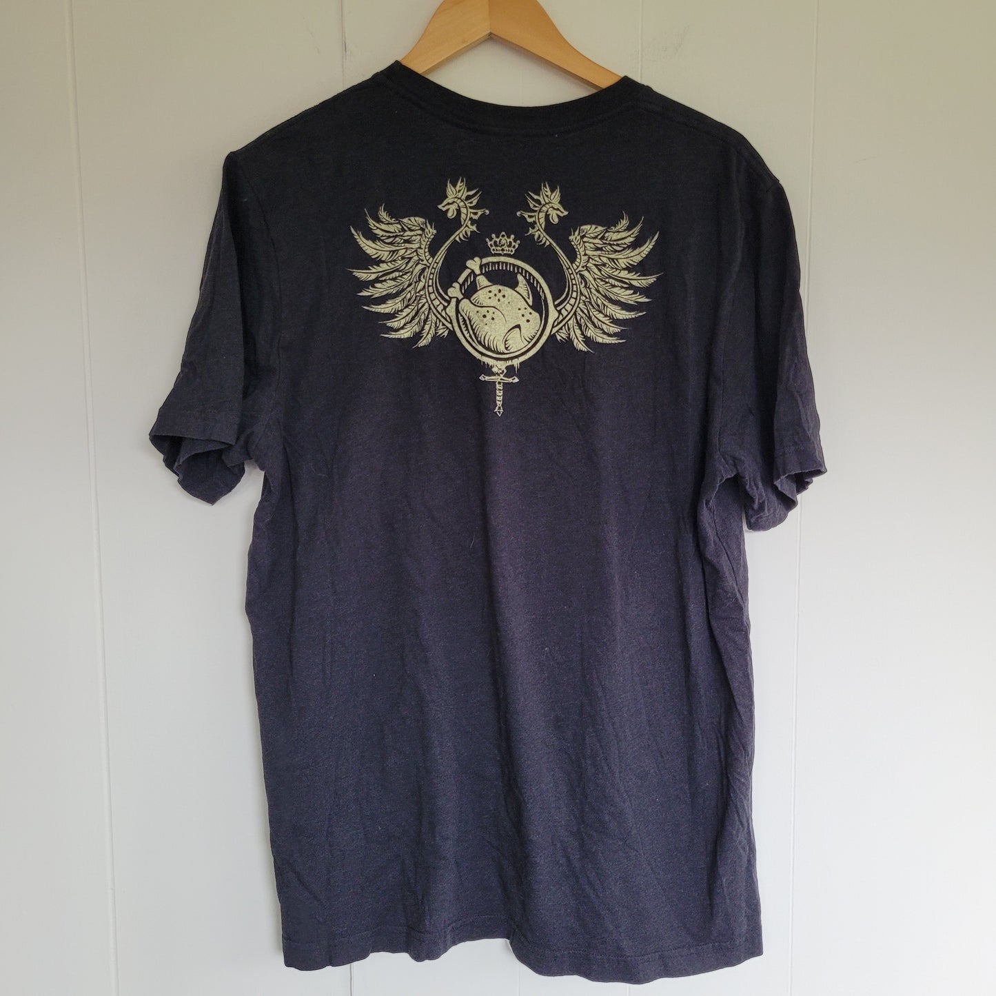 Grey PUBG “Winner Winner Chicken Dinner” Graphic Tee Black - XL