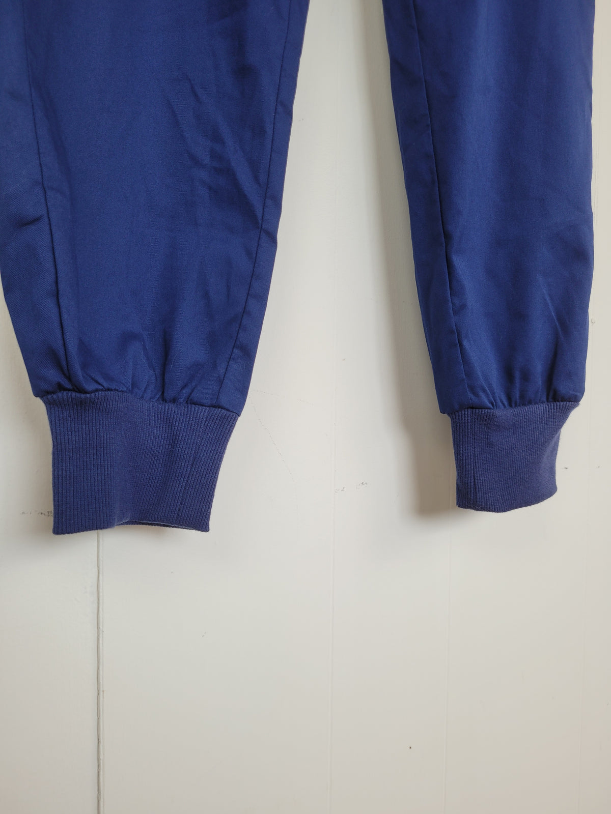 White Cross Small Blue Cargo Jogger Scrub Pants