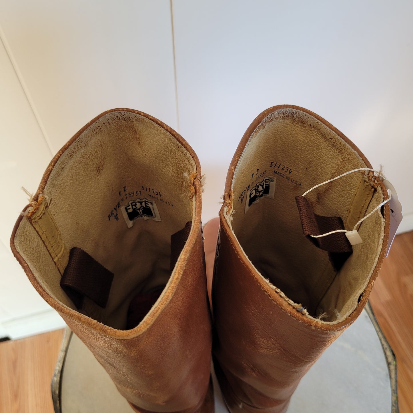 Brown Leather Tall Riding Boots - Frye (Women's 9D)
