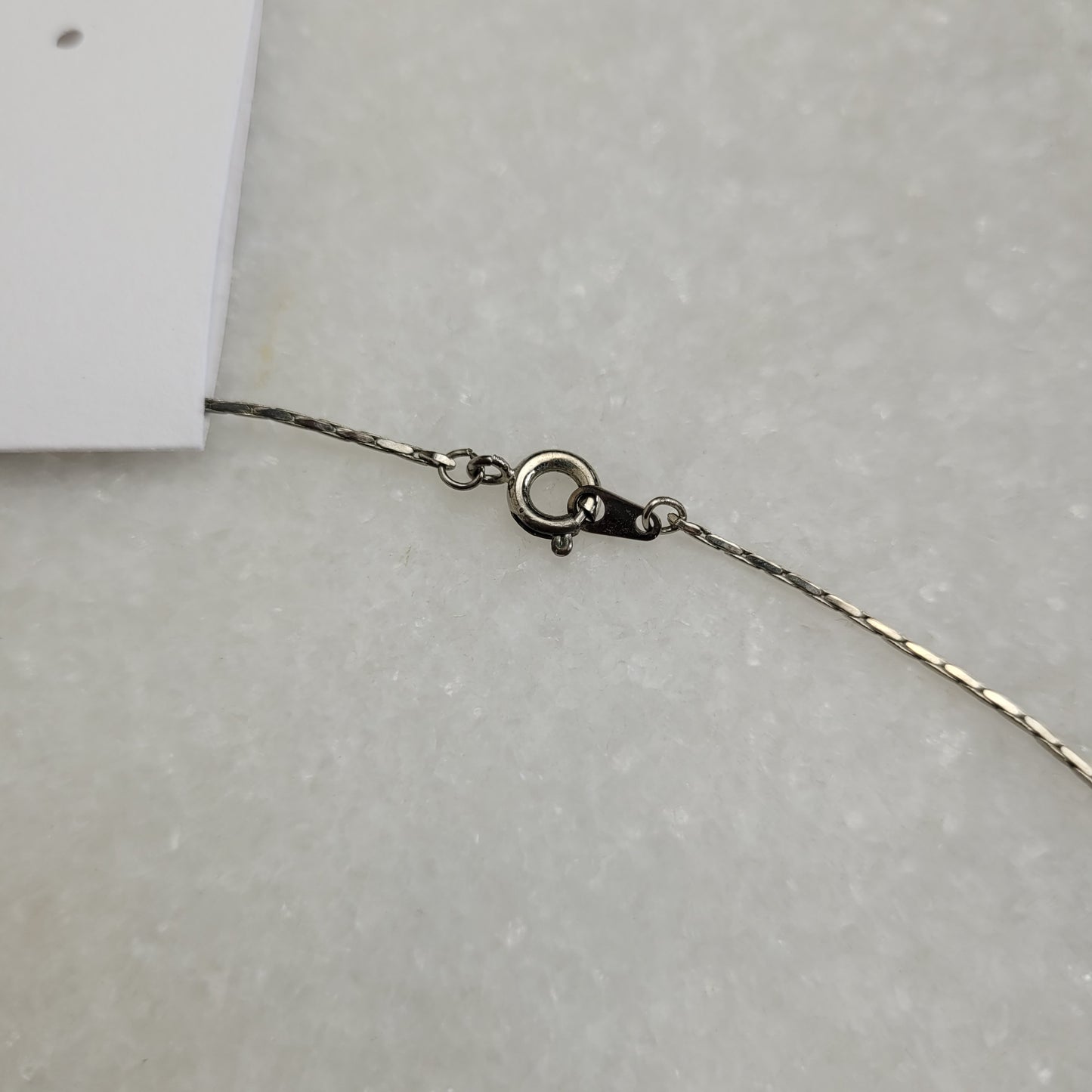 Silver-Tone Snake Chain Necklace