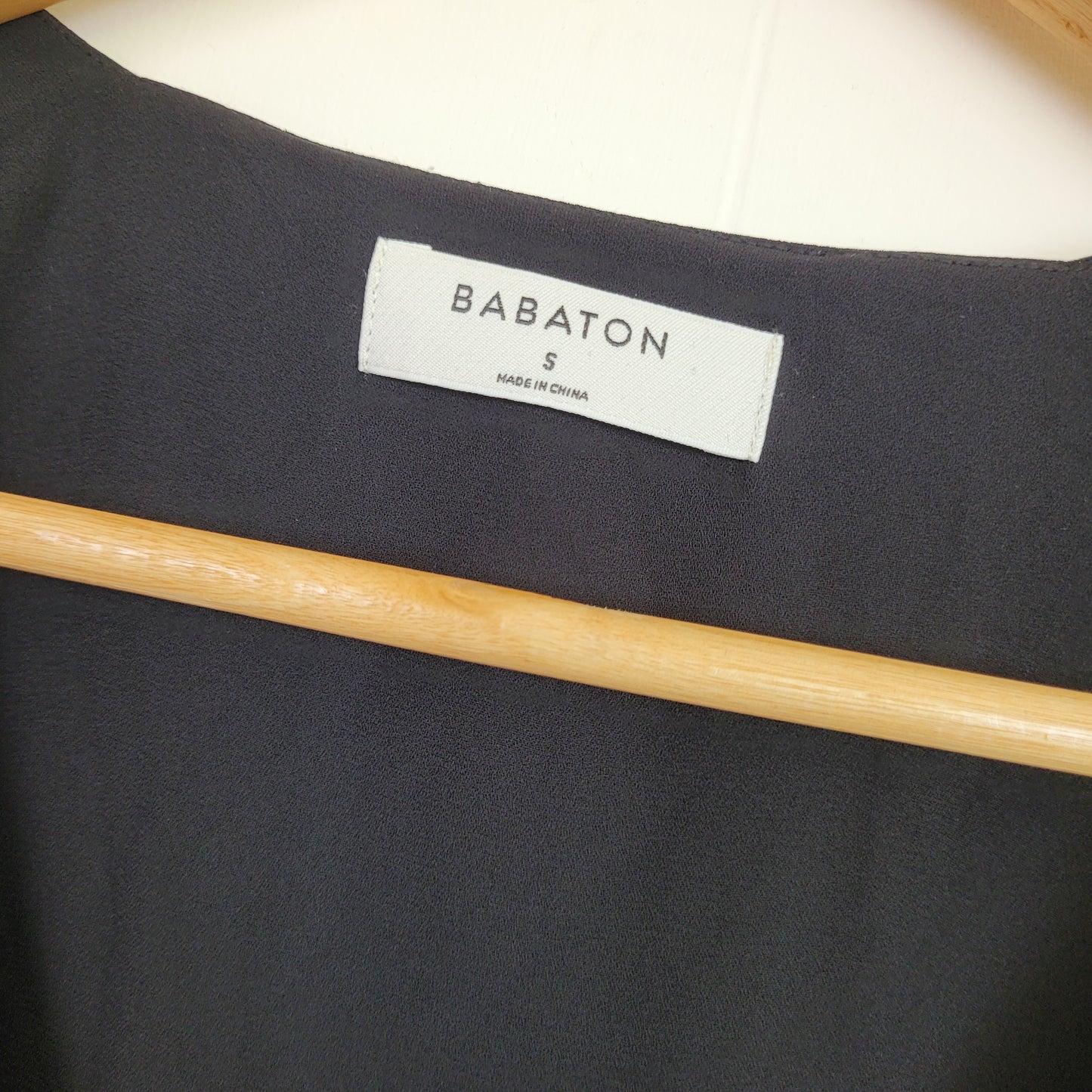 Black V-Neck Blouse - Babaton (Size Small)