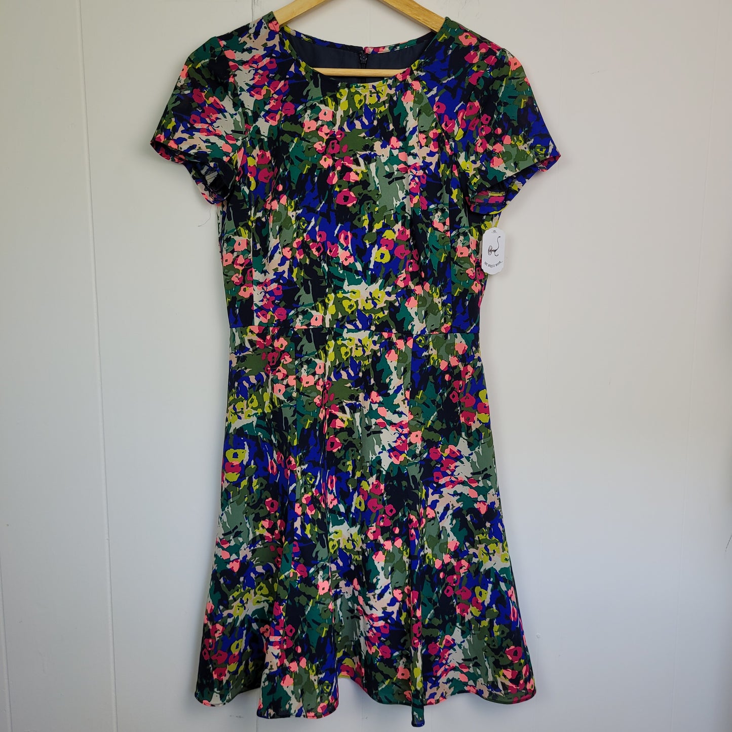 Floral Fit & Flare Dress - J.Crew (Size 0)