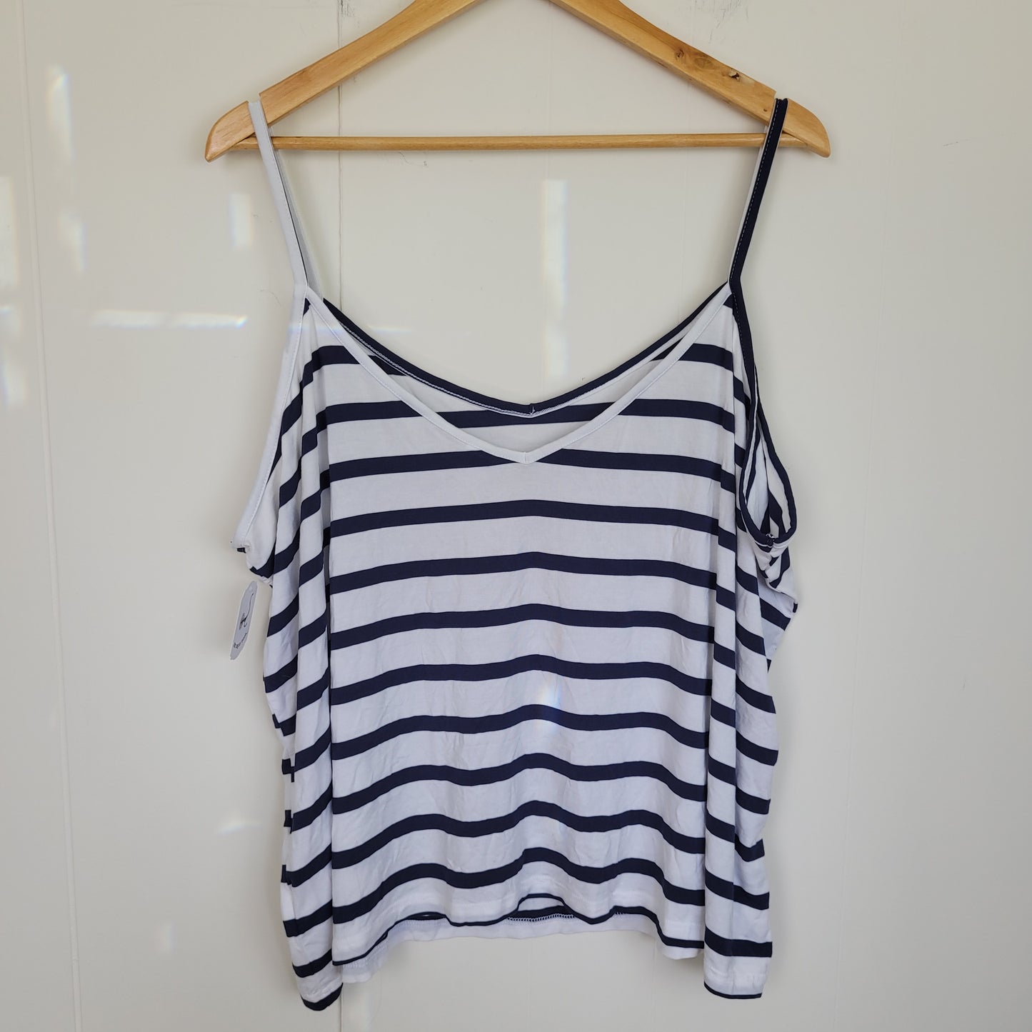 Navy & White Striped Lounge Tank - Old Navy Sunday Sleep (XXL)