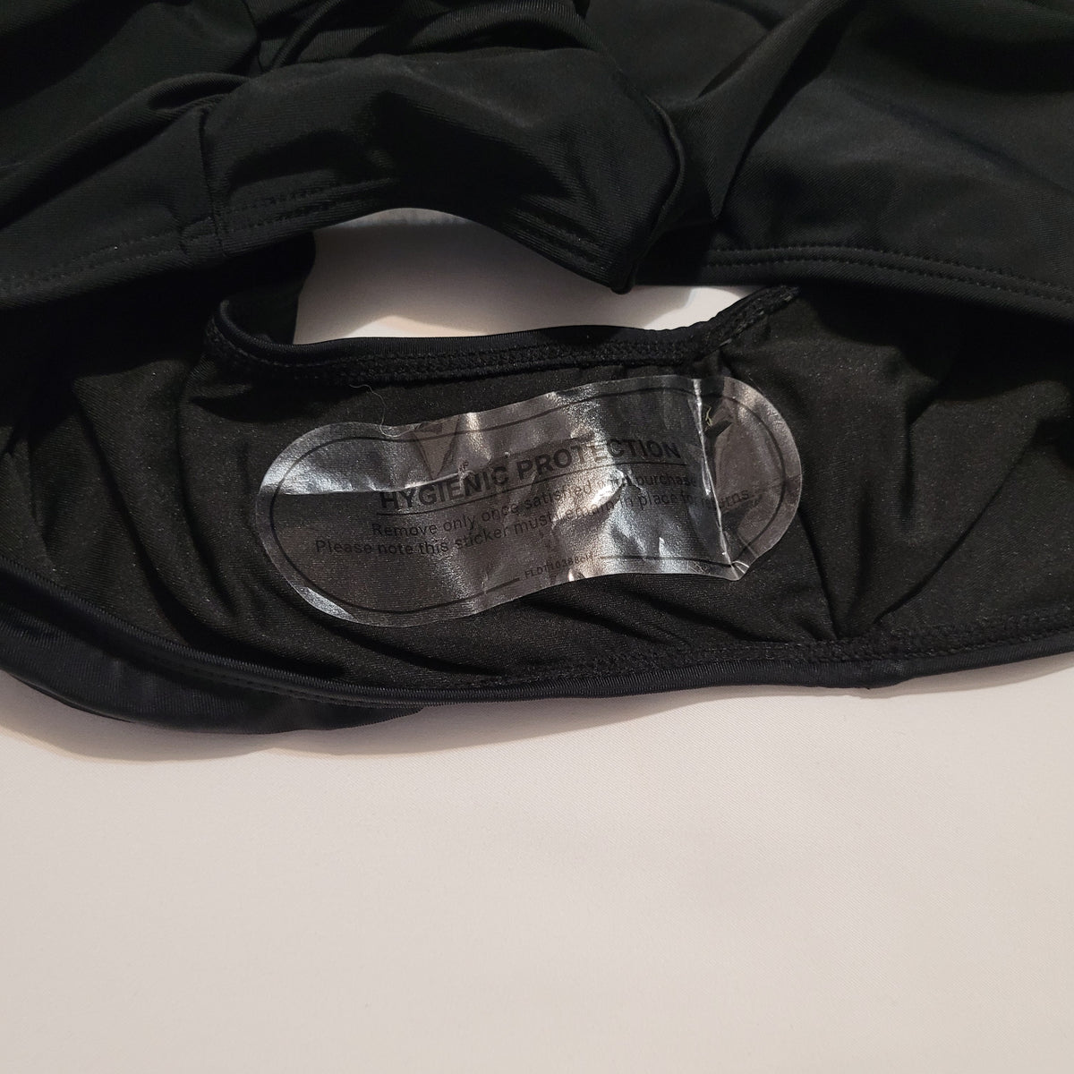 Black Strappy High-Waisted Swim Bottom - Holipick (18W)