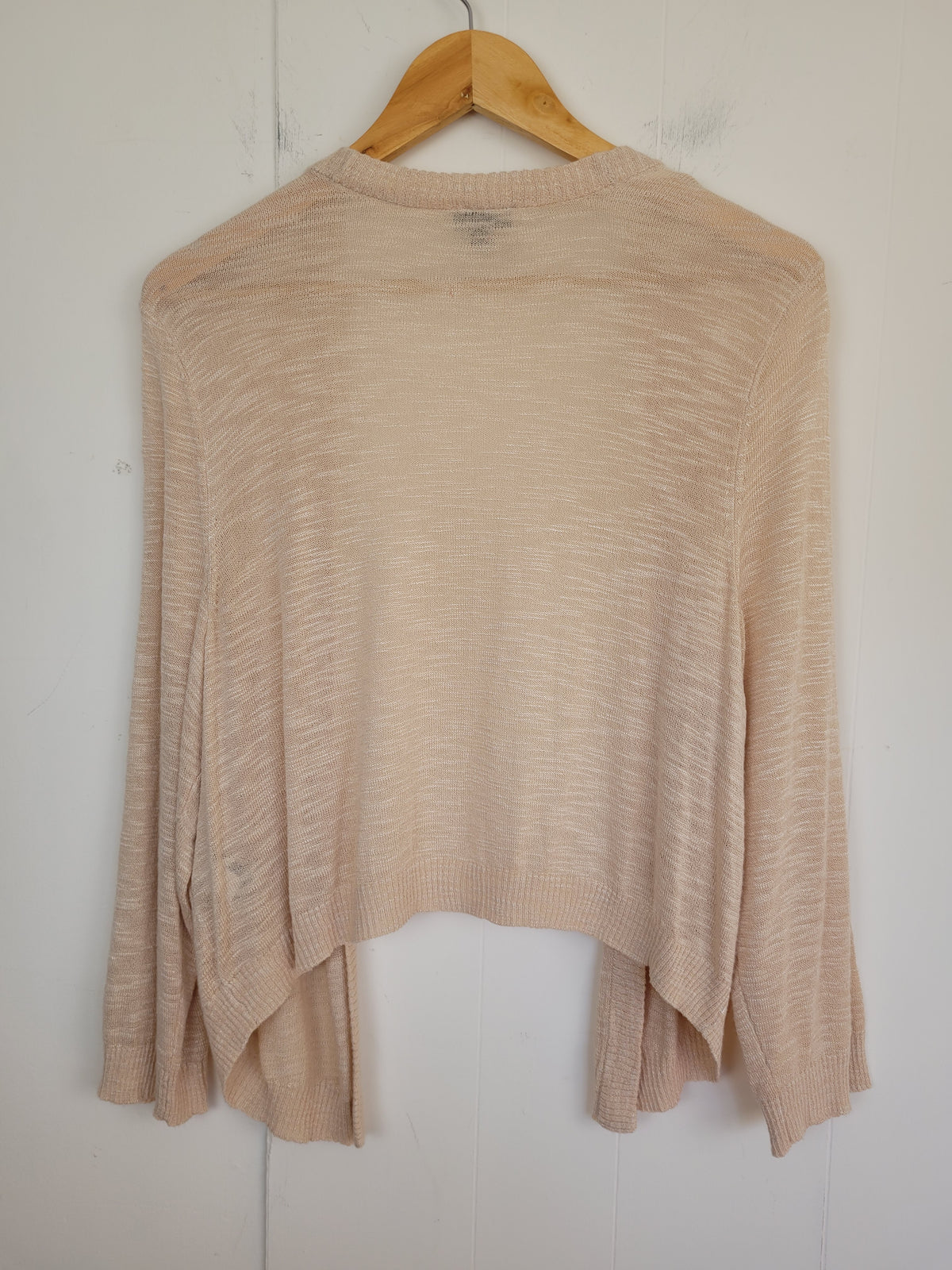 Torrid Size 3 (3X) Beige Open Front Lightweight Cardigan