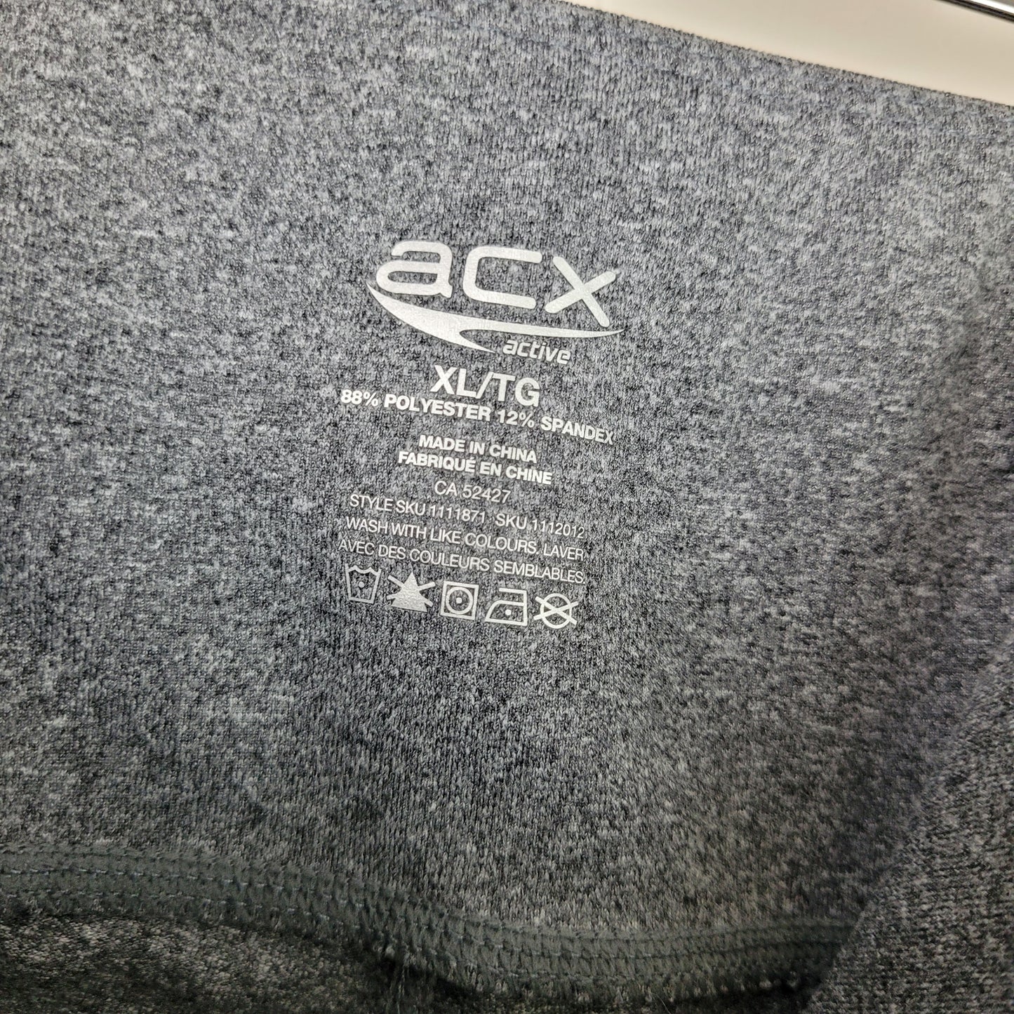 Heather Grey Active Leggings with Pockets - ACX (XL)