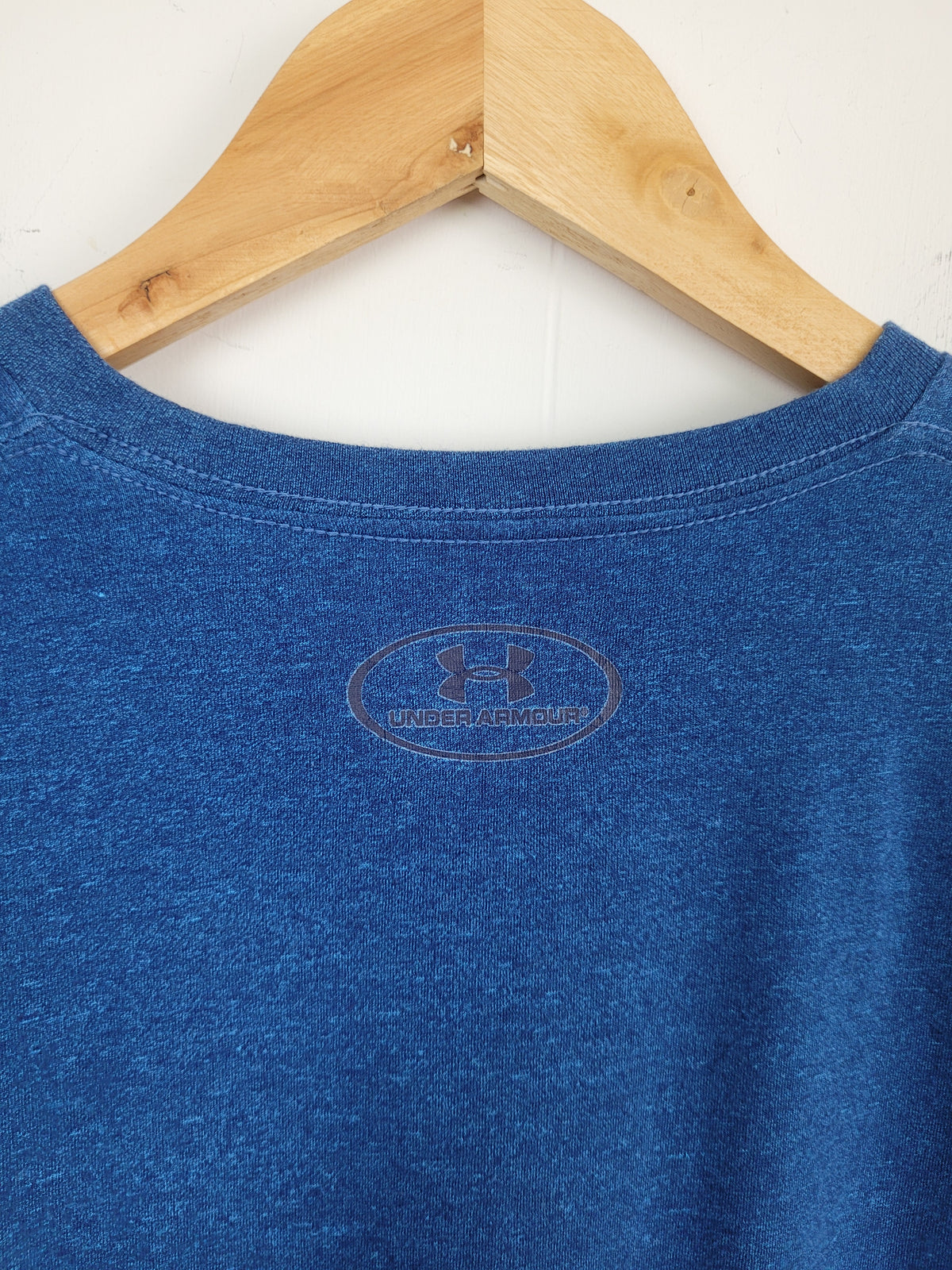 Under Armour Mens Medium Blue HeatGear Loose Fit Graphic T-Shirt