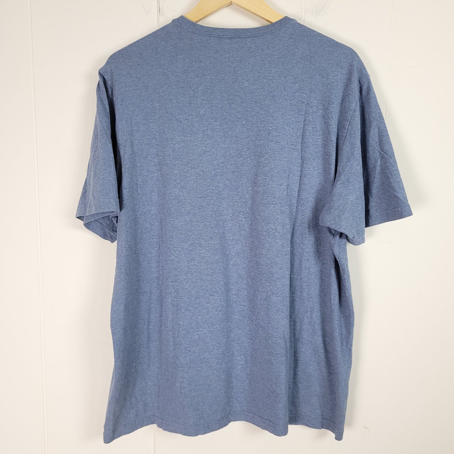 Blue Crew Neck Classic Fit T-Shirt - Denver Hayes (Men's Medium)