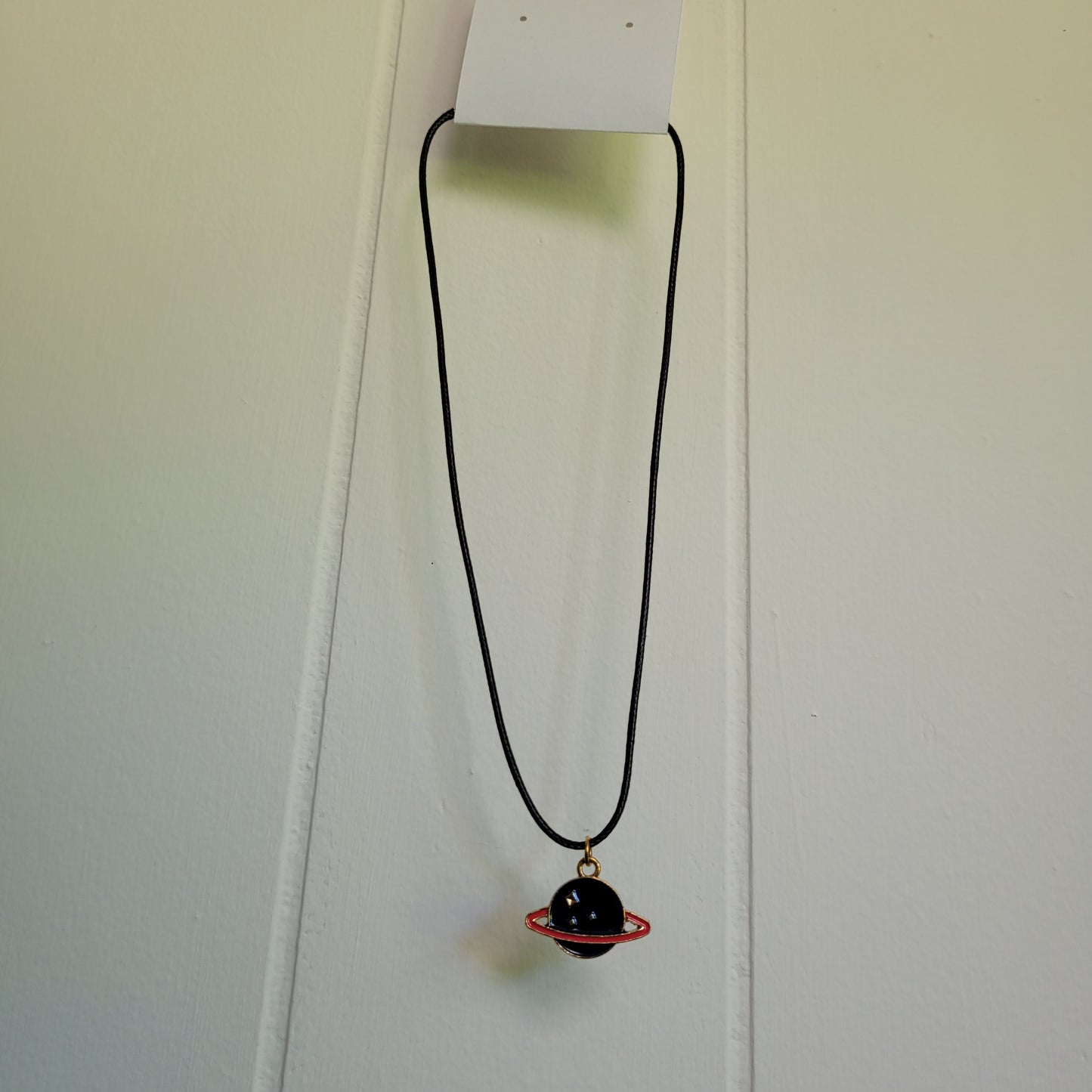 Saturn Planet Pendant Necklace