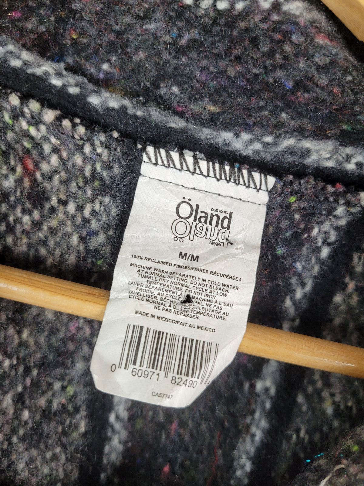 Oland Outdoors Medium Baja Striped Pullover Hoodie