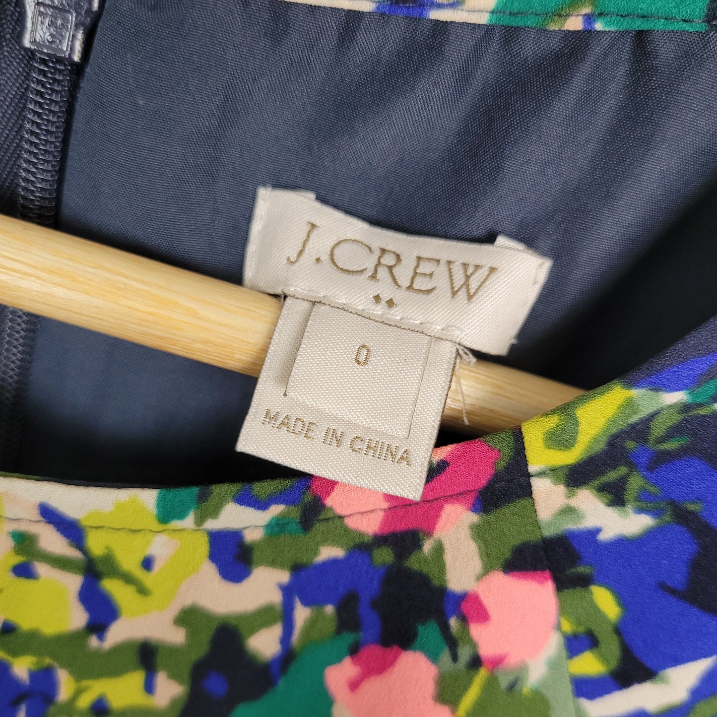 Floral Fit & Flare Dress - J.Crew (Size 0)