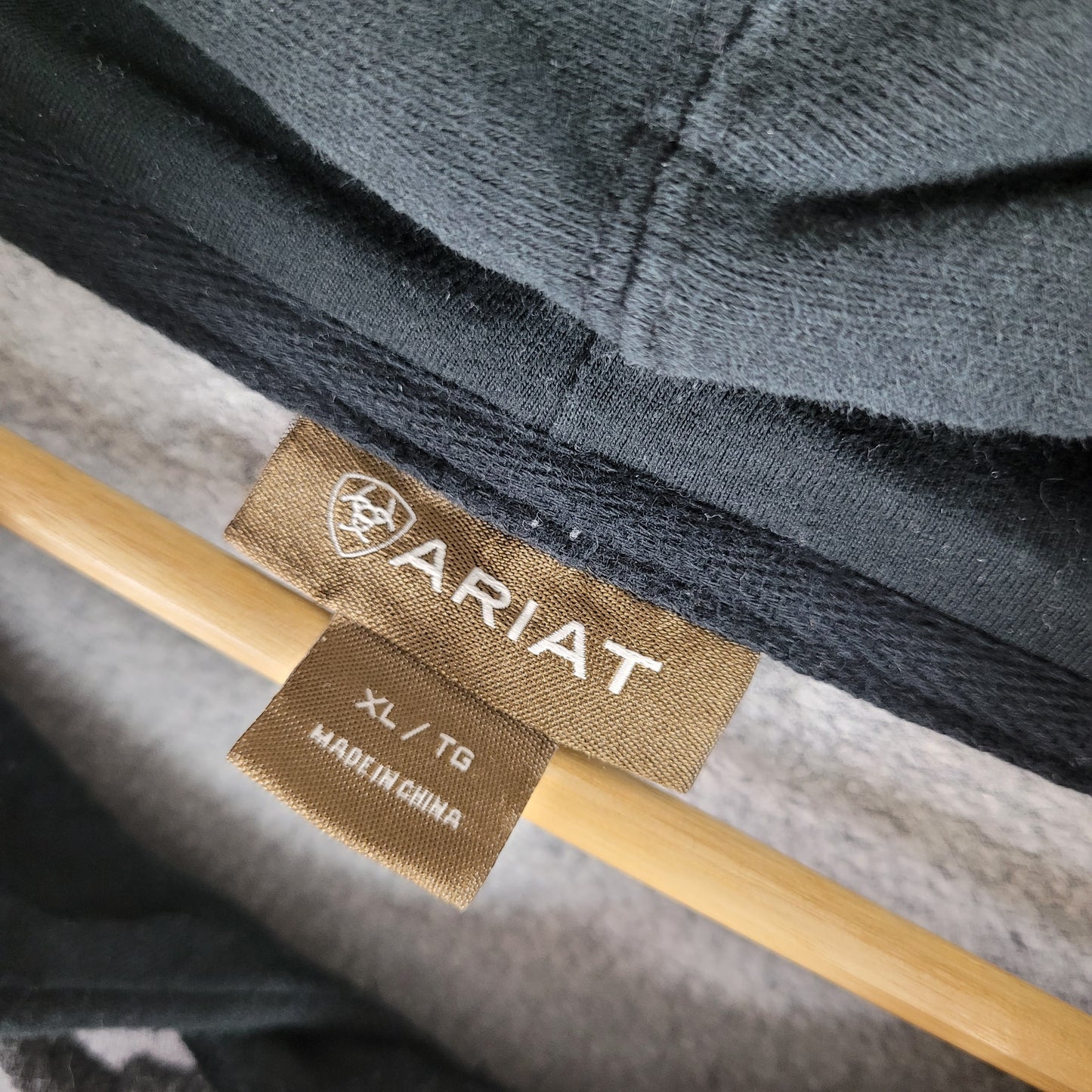 Grey Logo Hoodie - Ariat (XL)