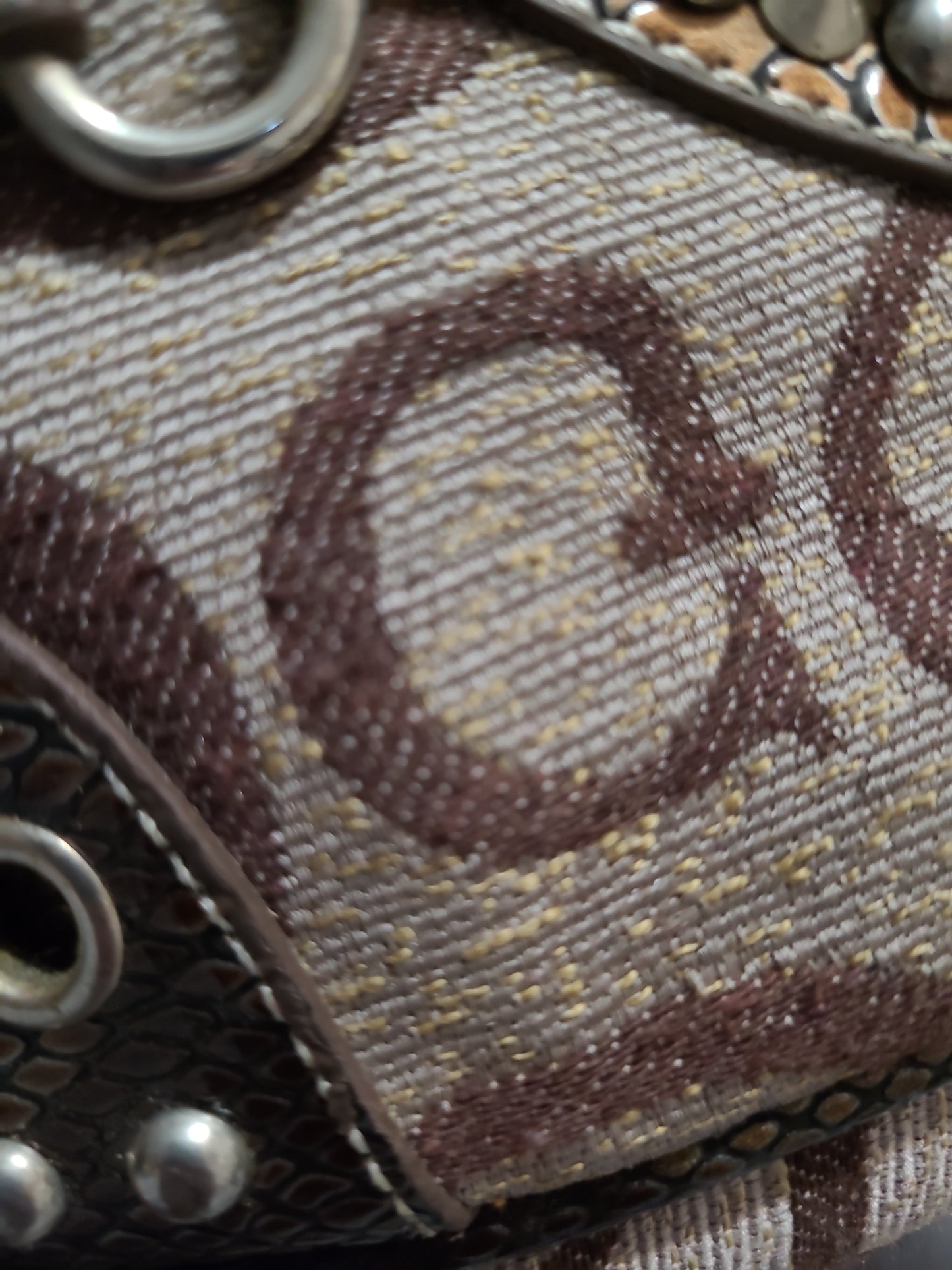 Vintage Y2K Guess Monogram Shoulder Bag
