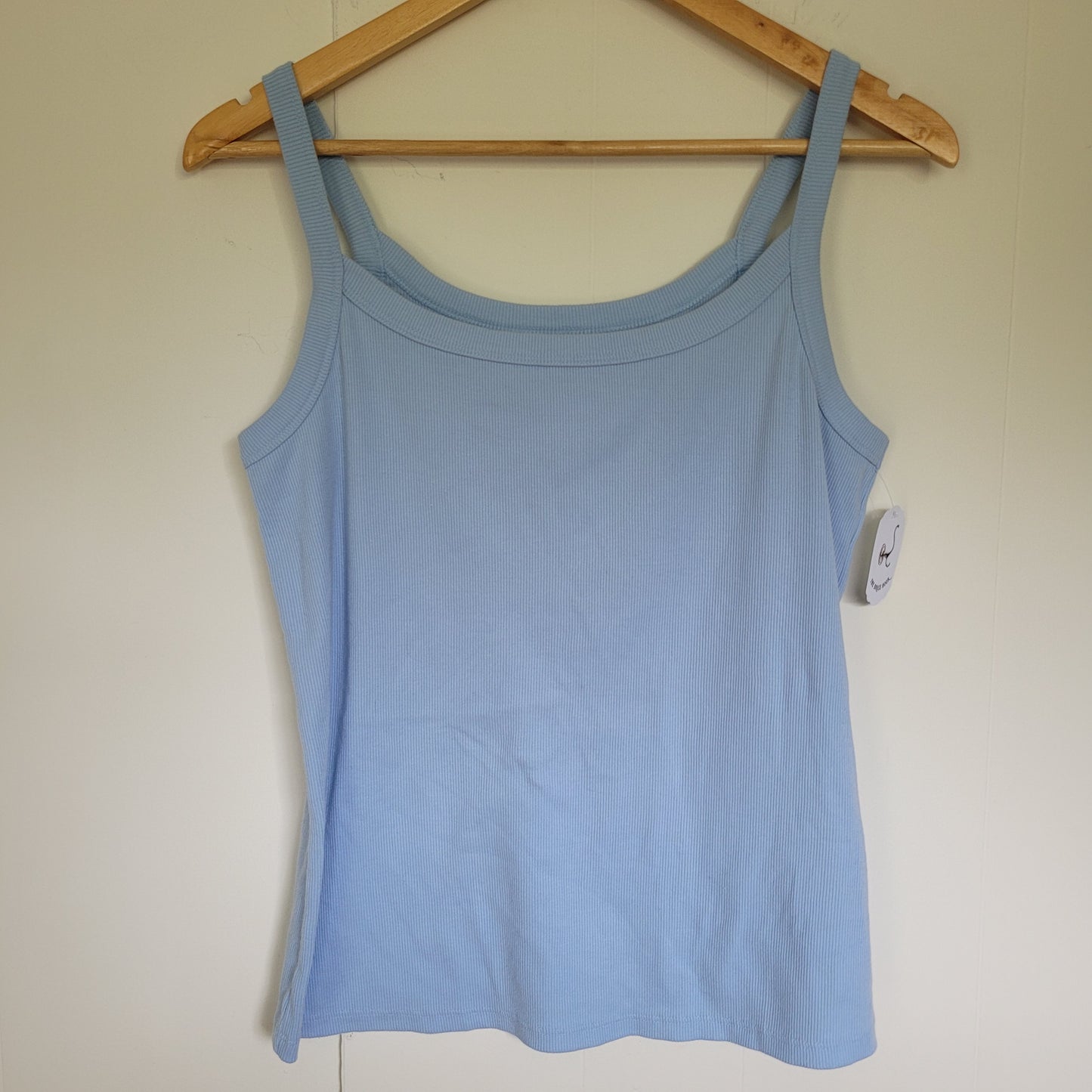 Light Blue Ribbed Tank - Old Navy (Size XL)