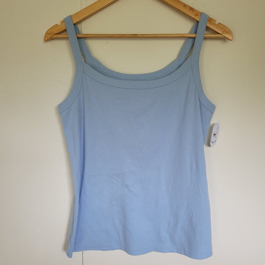 Light Blue Ribbed Tank - Old Navy (Size XL)