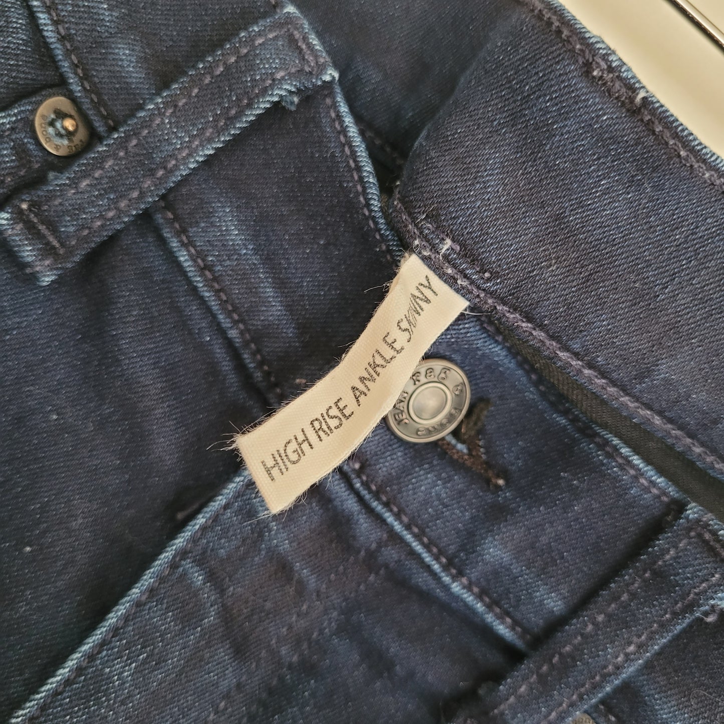 High Rise Skinny Jeans - Dark Wash - Rag & Bone (Size 29)
